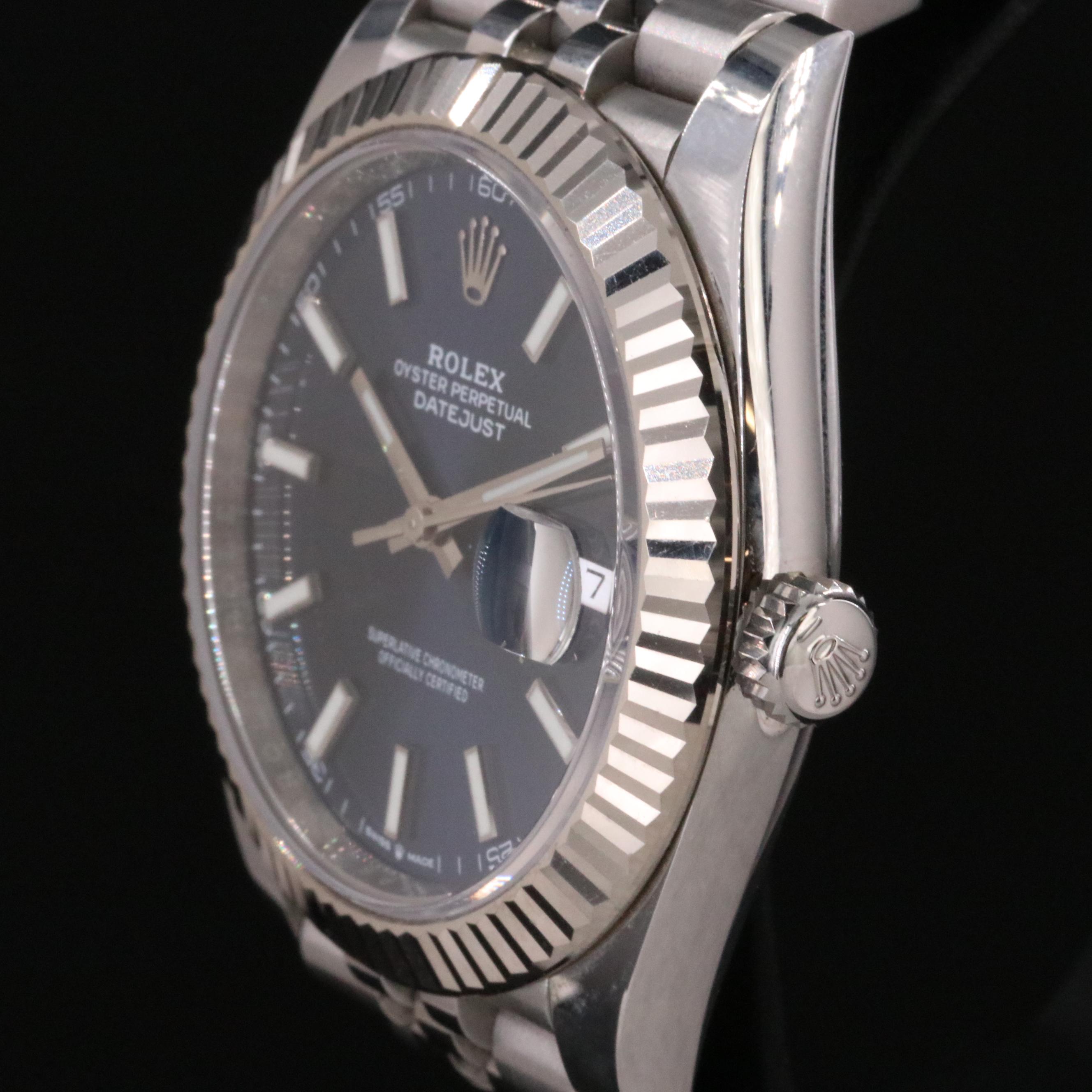 Rolex Datejust 41mm Oystersteel and White Gold Watch