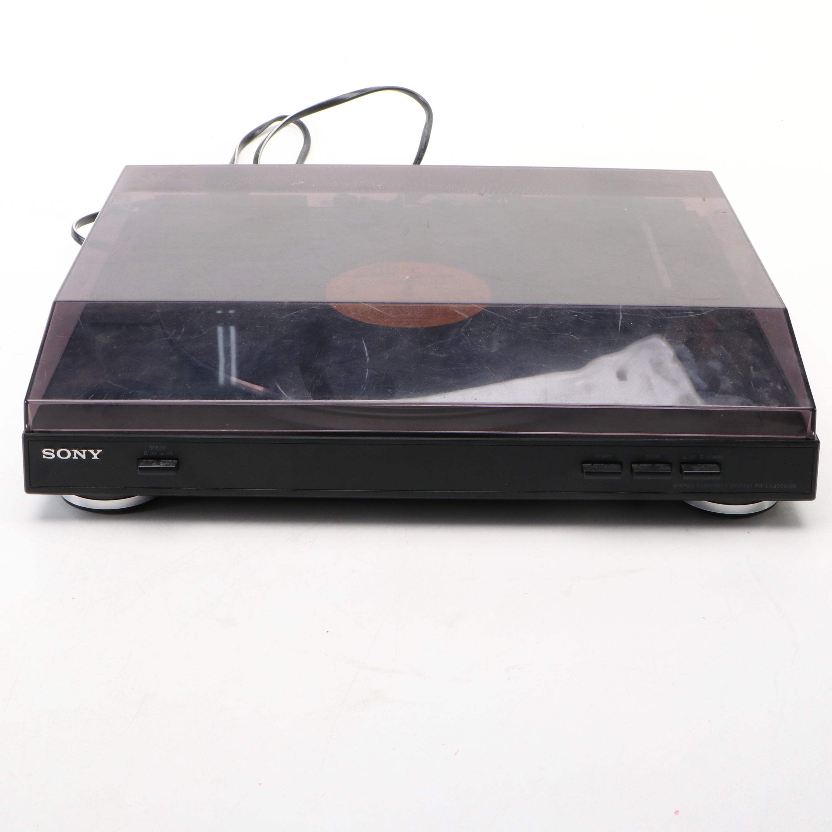 Sony PS-LX300USB Stereo Turntable, 2014