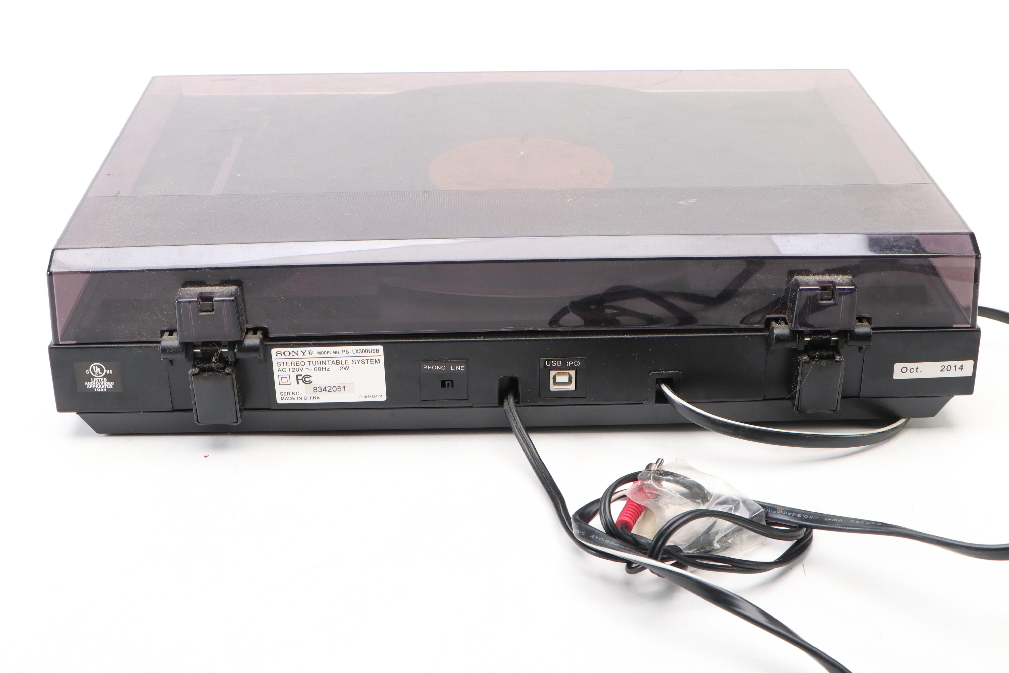 Sony PS-LX300USB Stereo Turntable, 2014
