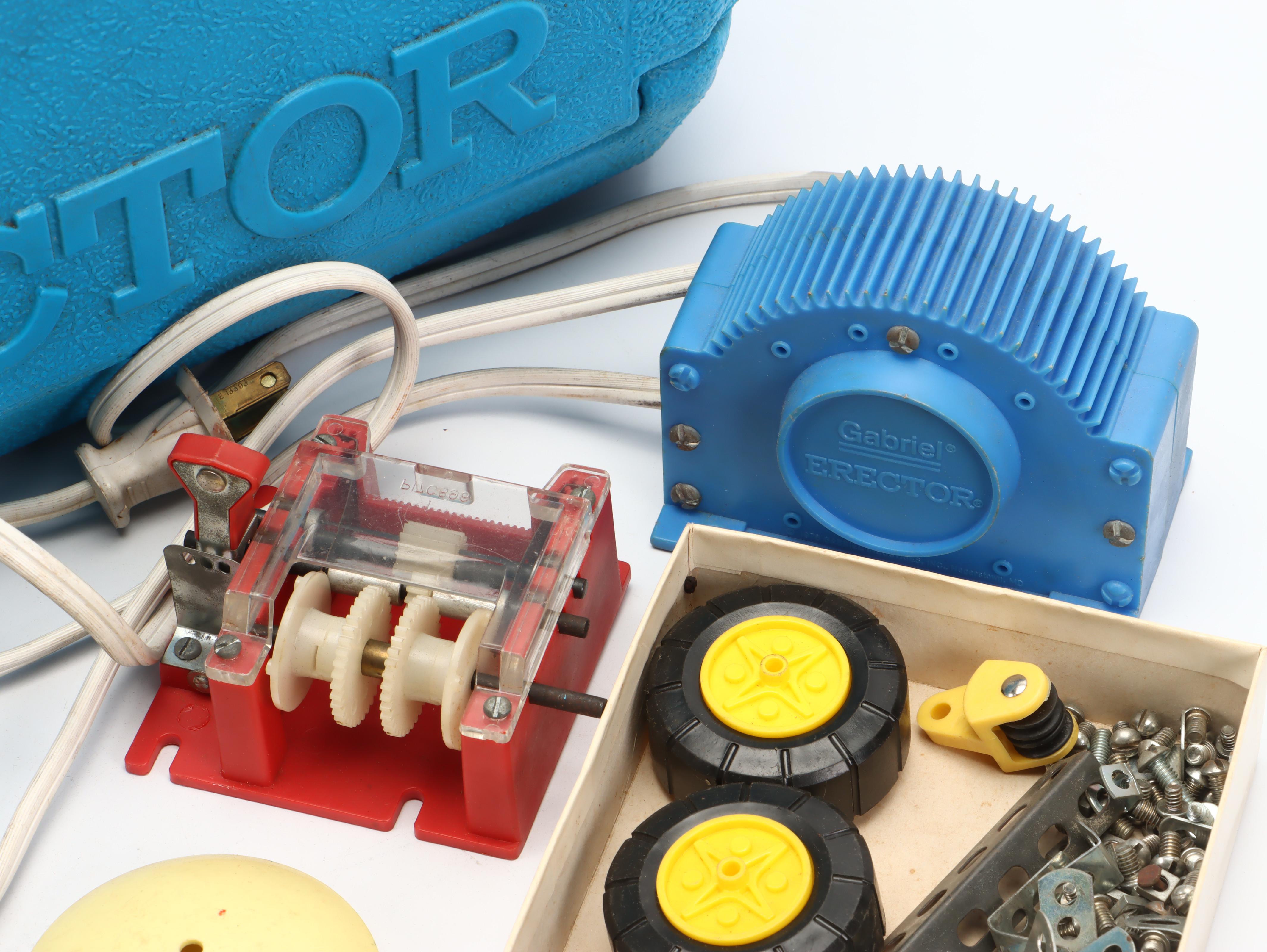 Gabriel Industries Inc. Erector Set with Case, Late 20th Century