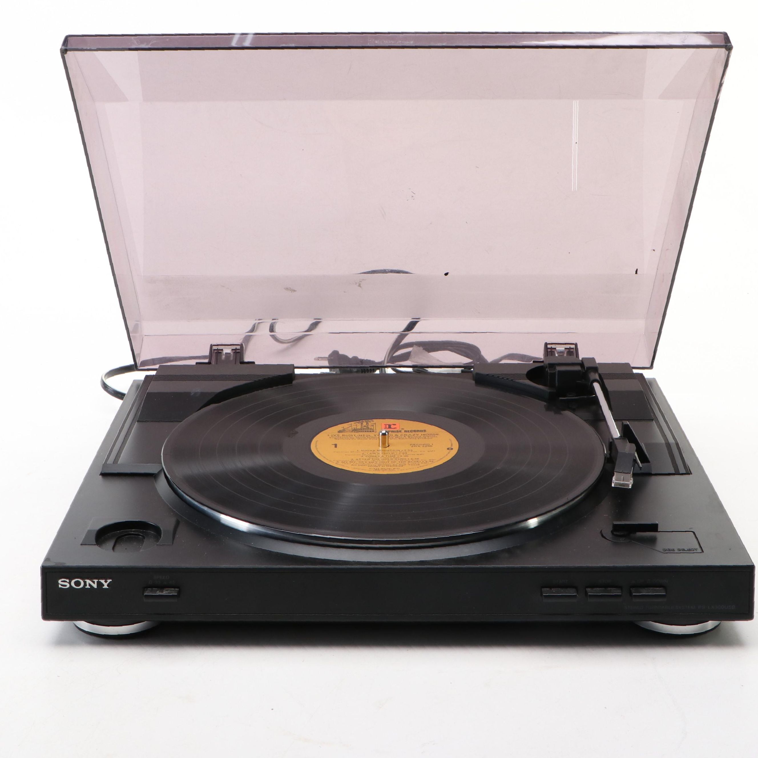 Sony PS-LX300USB Stereo Turntable, 2014