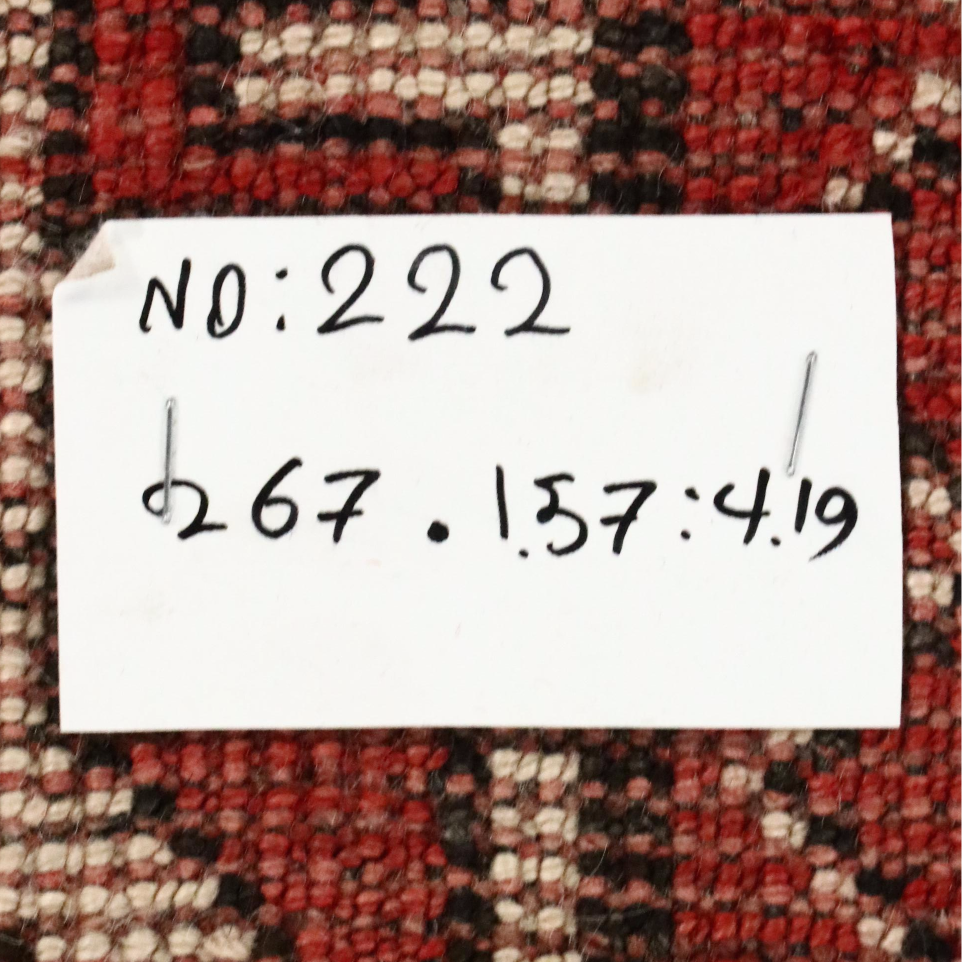 5'3 x 8'10 Hand-Knotted Persian Kurdish Area Rug