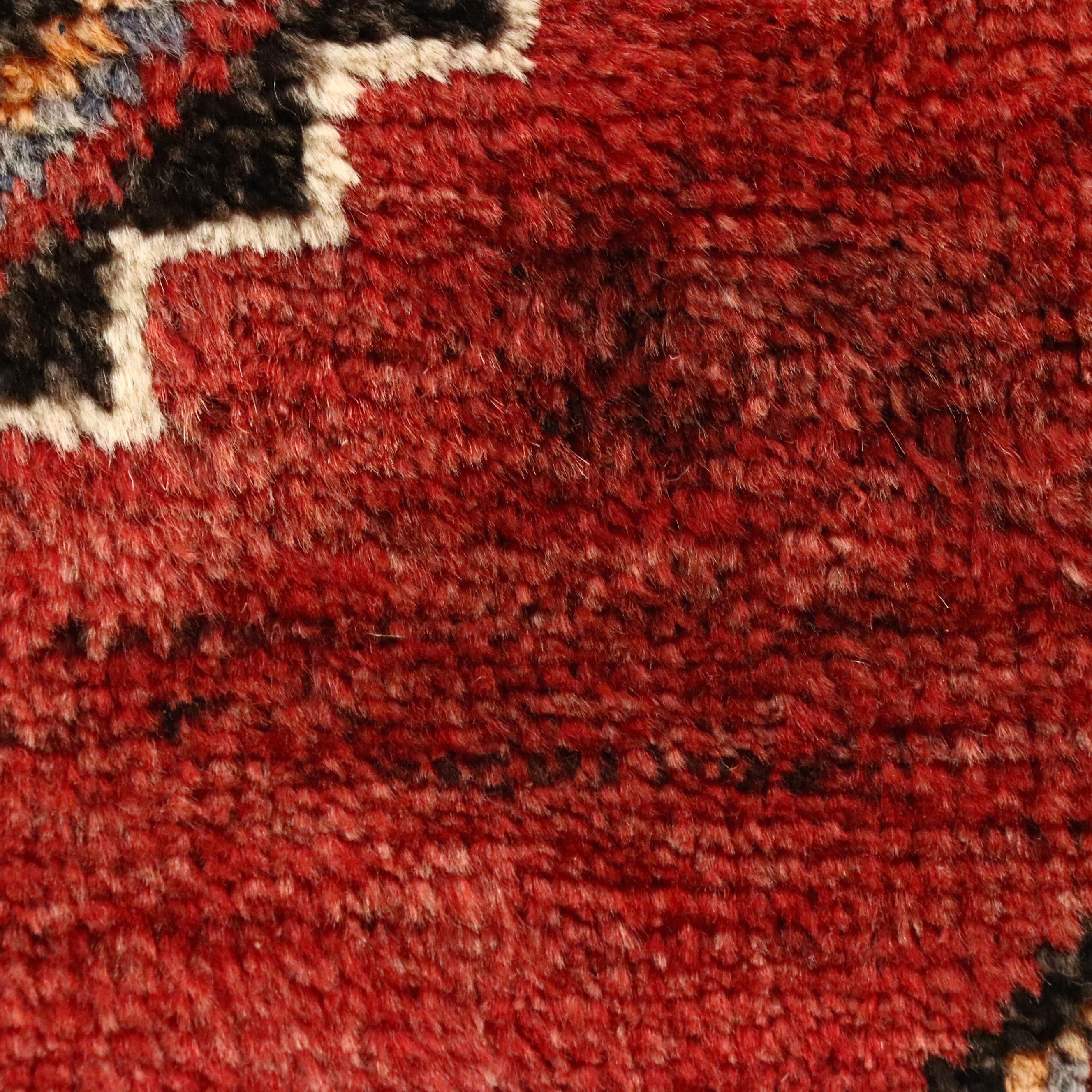 5'3 x 8'10 Hand-Knotted Persian Kurdish Area Rug