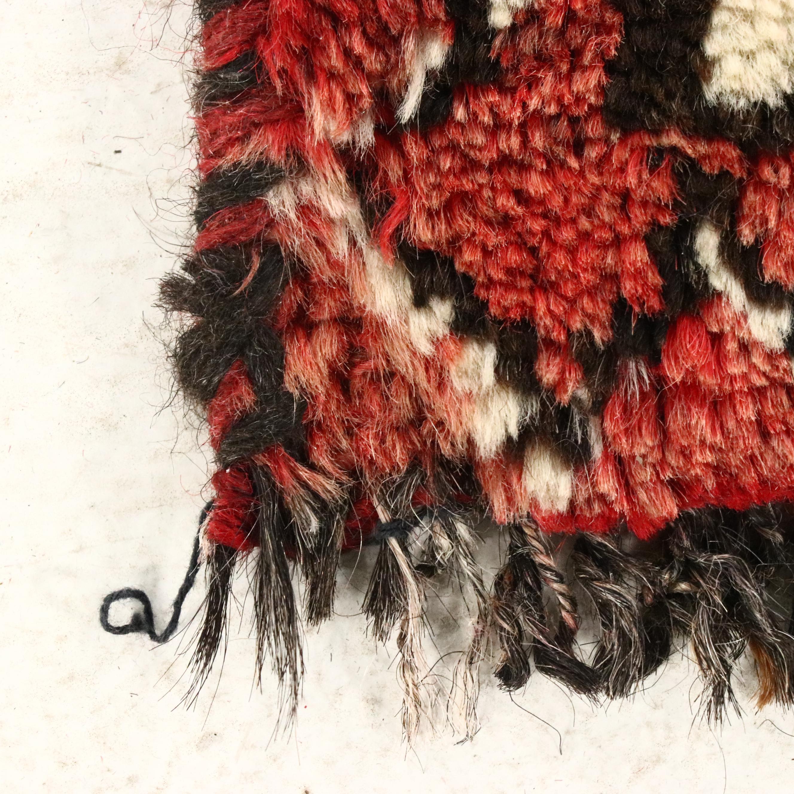 5'3 x 8'10 Hand-Knotted Persian Kurdish Area Rug