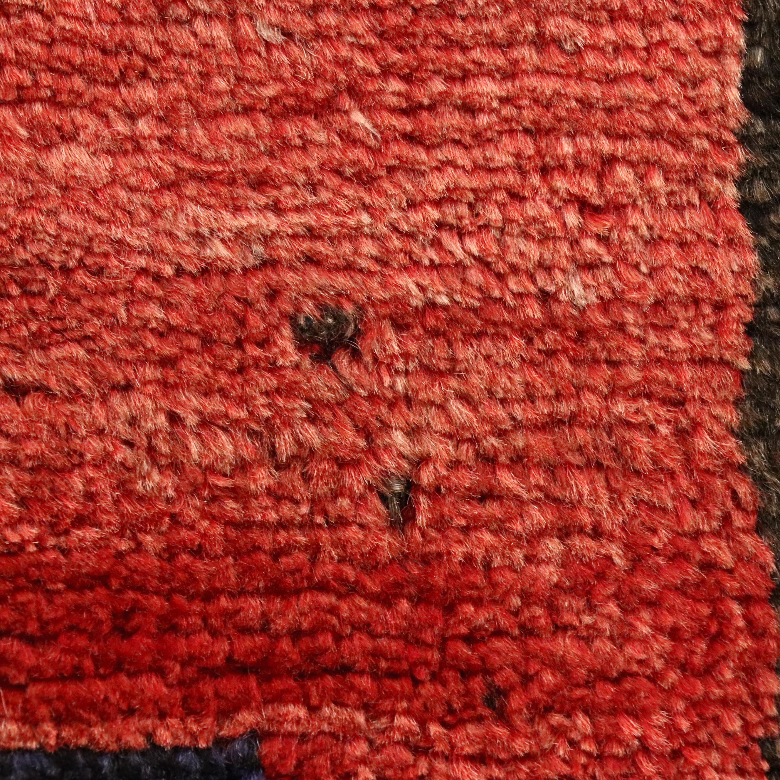 5'3 x 8'10 Hand-Knotted Persian Kurdish Area Rug