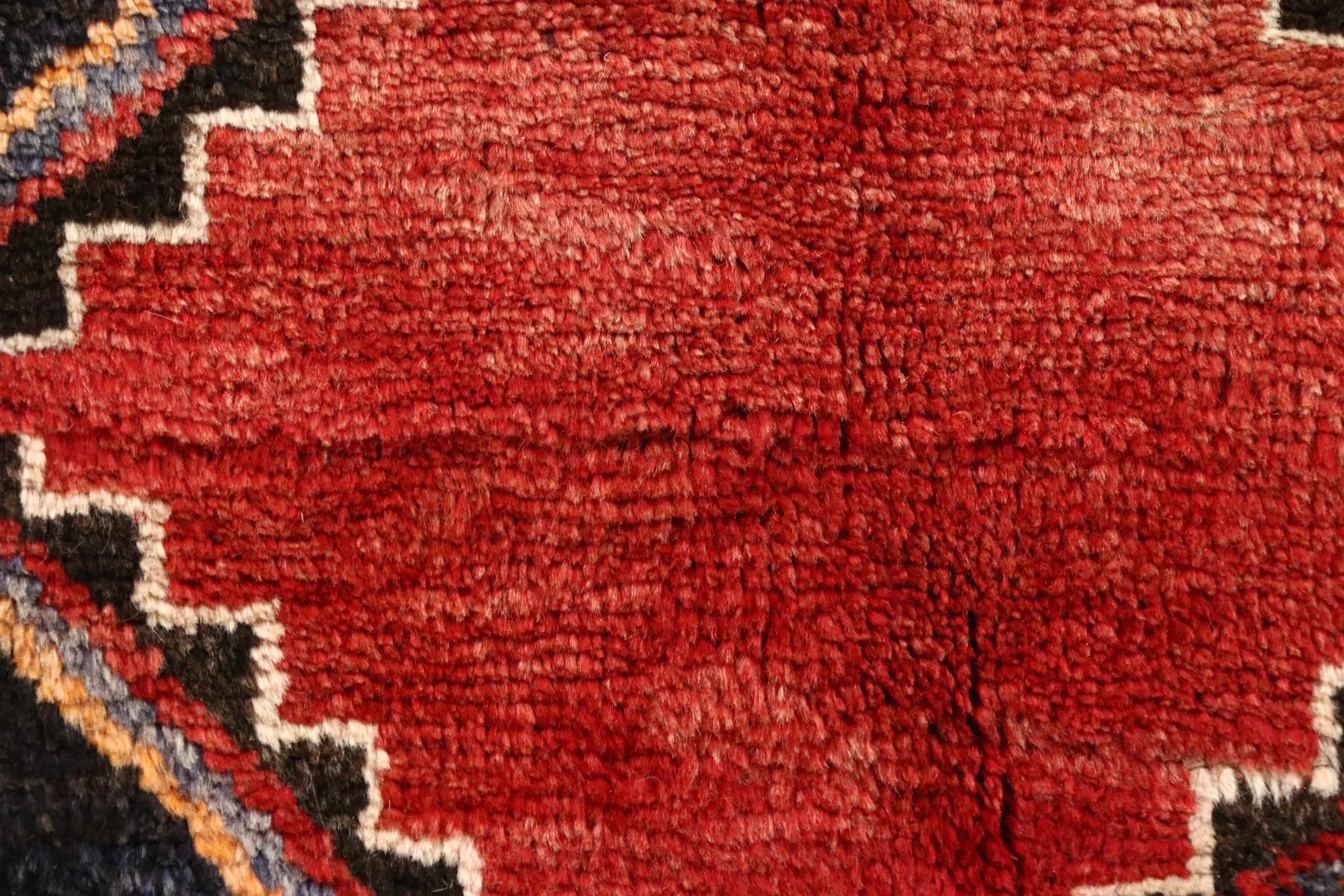 5'3 x 8'10 Hand-Knotted Persian Kurdish Area Rug