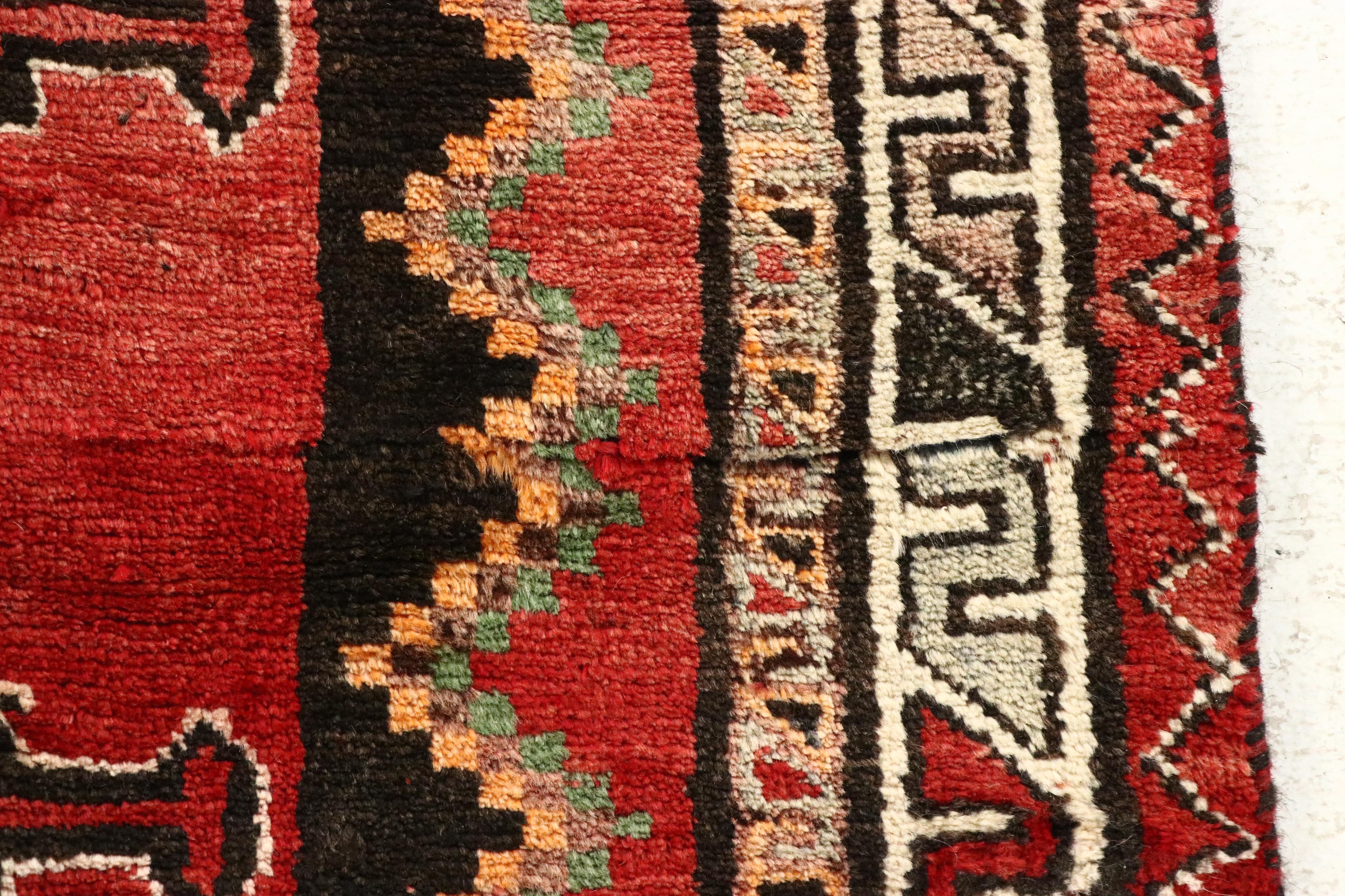 5'3 x 8'10 Hand-Knotted Persian Kurdish Area Rug