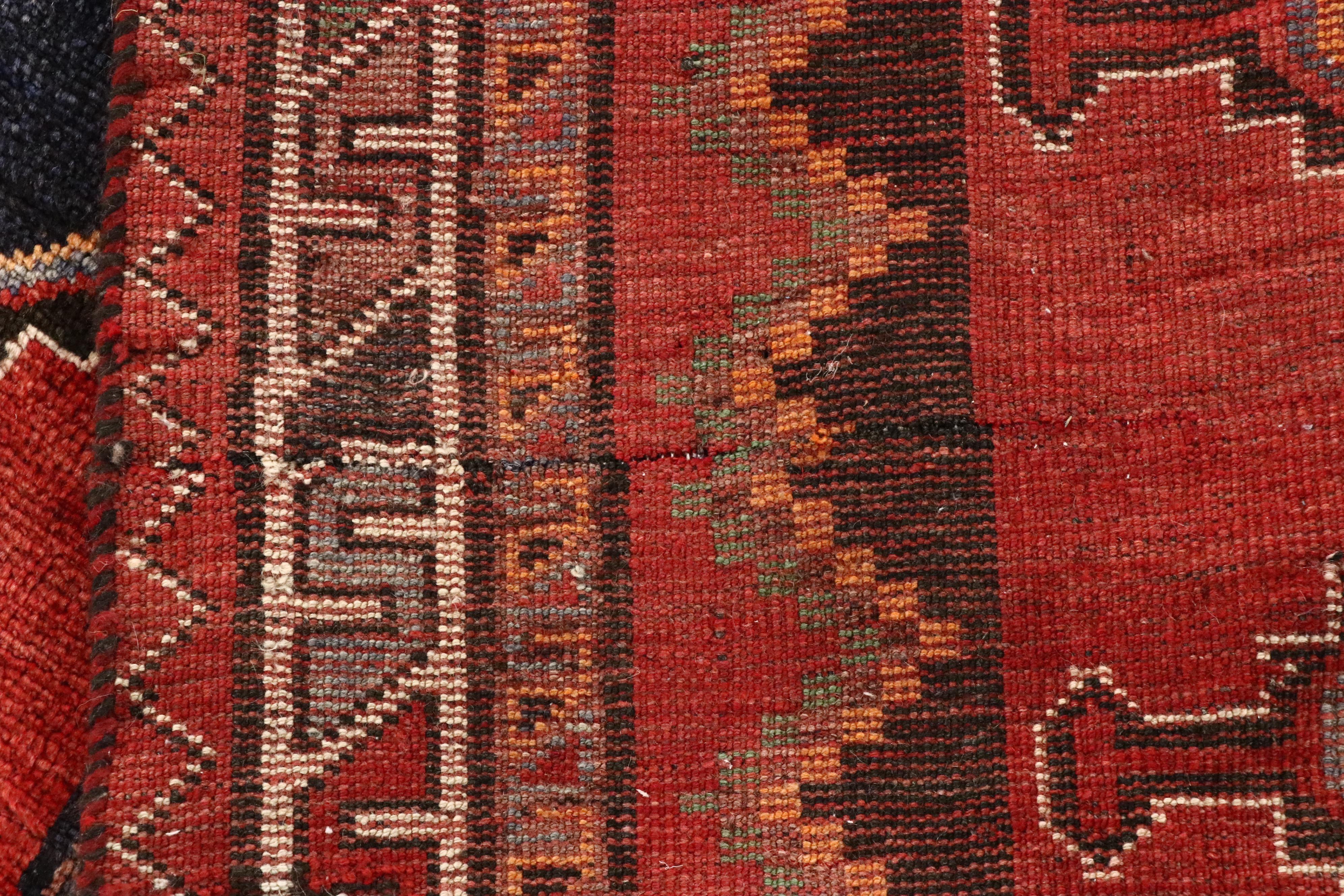 5'3 x 8'10 Hand-Knotted Persian Kurdish Area Rug