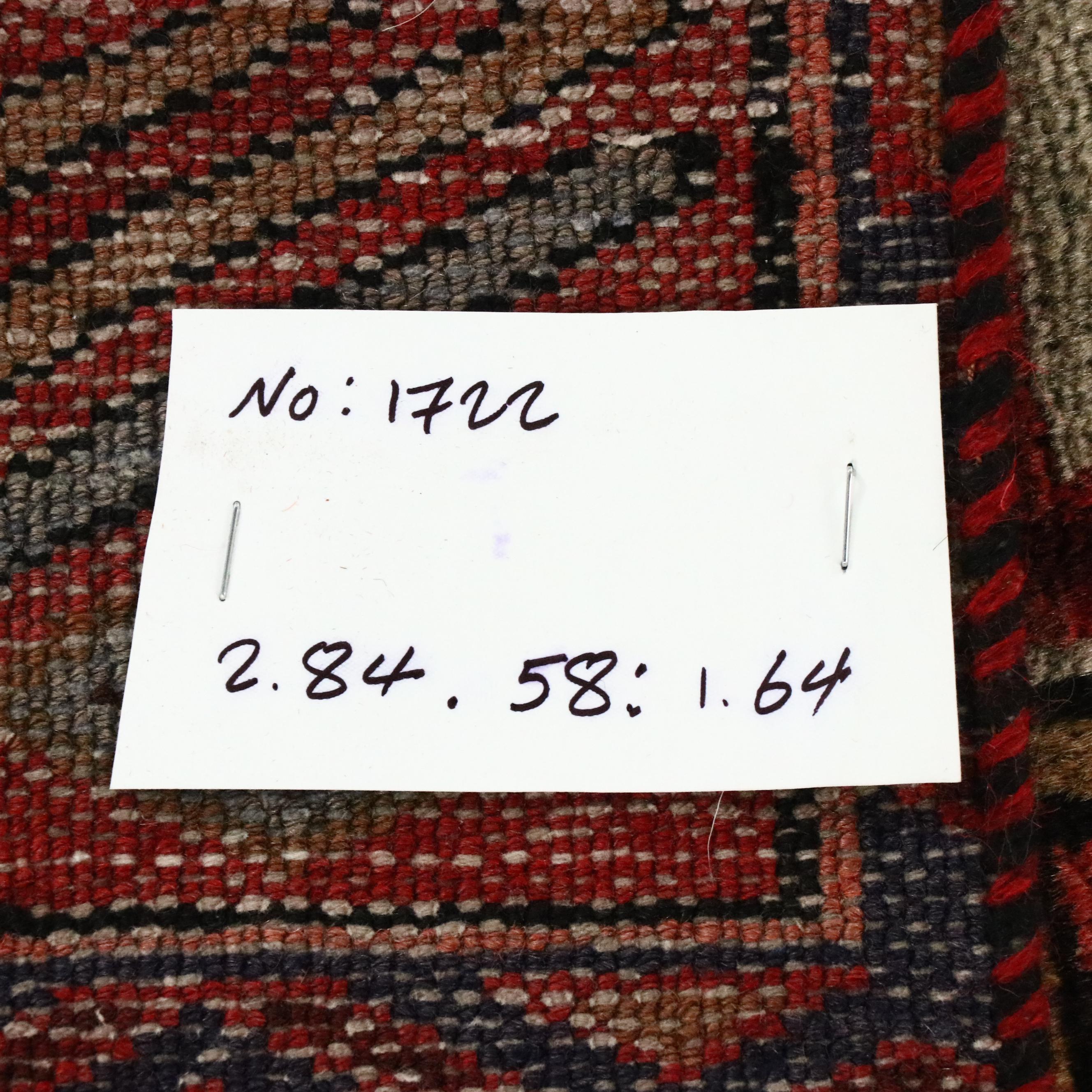 2'1 x 9'6 Hand-Knotted Caucasian Lenkoran Carpet Runner