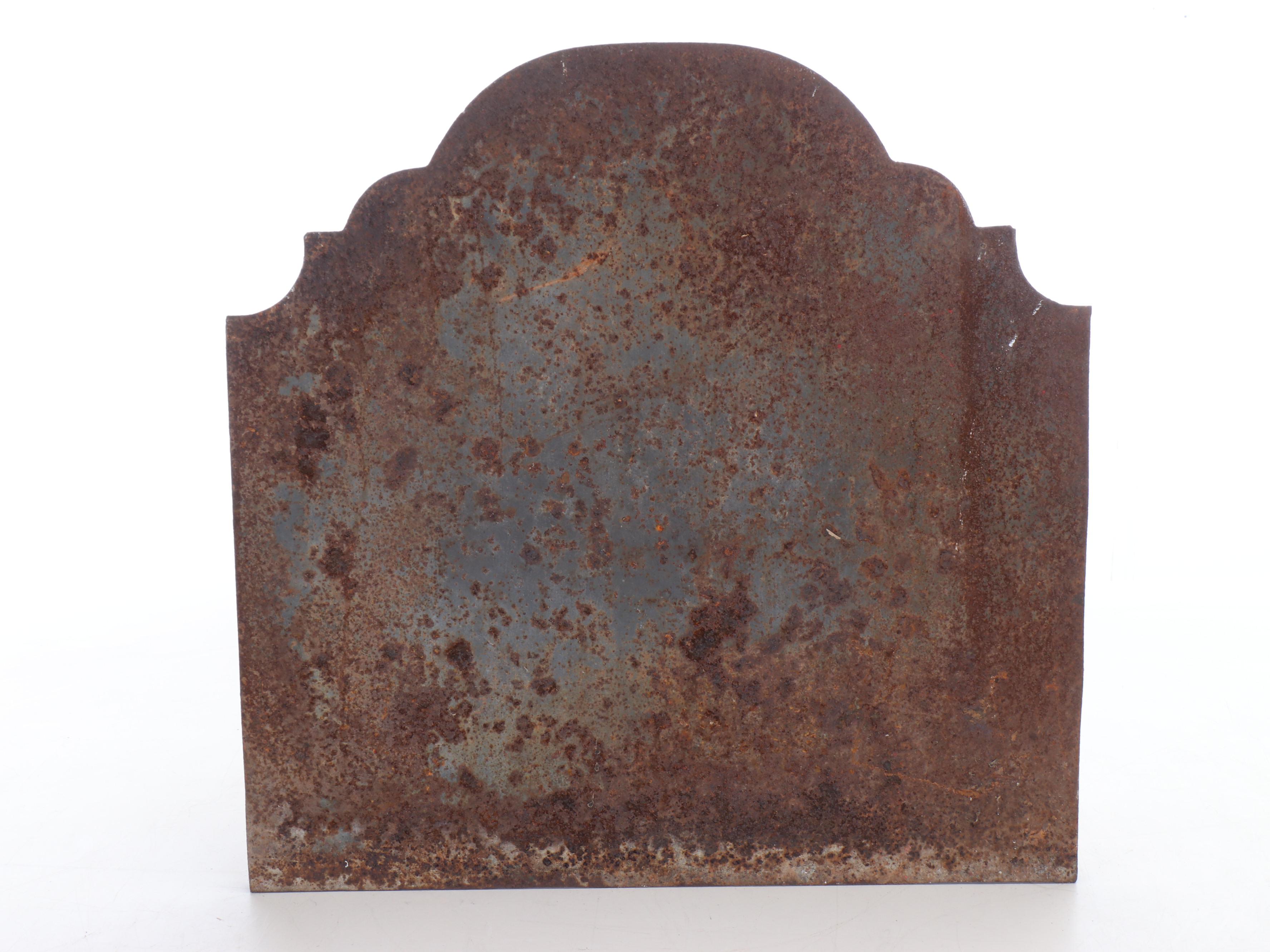 "Spring" Cast Iron Fireback with Nature Motif