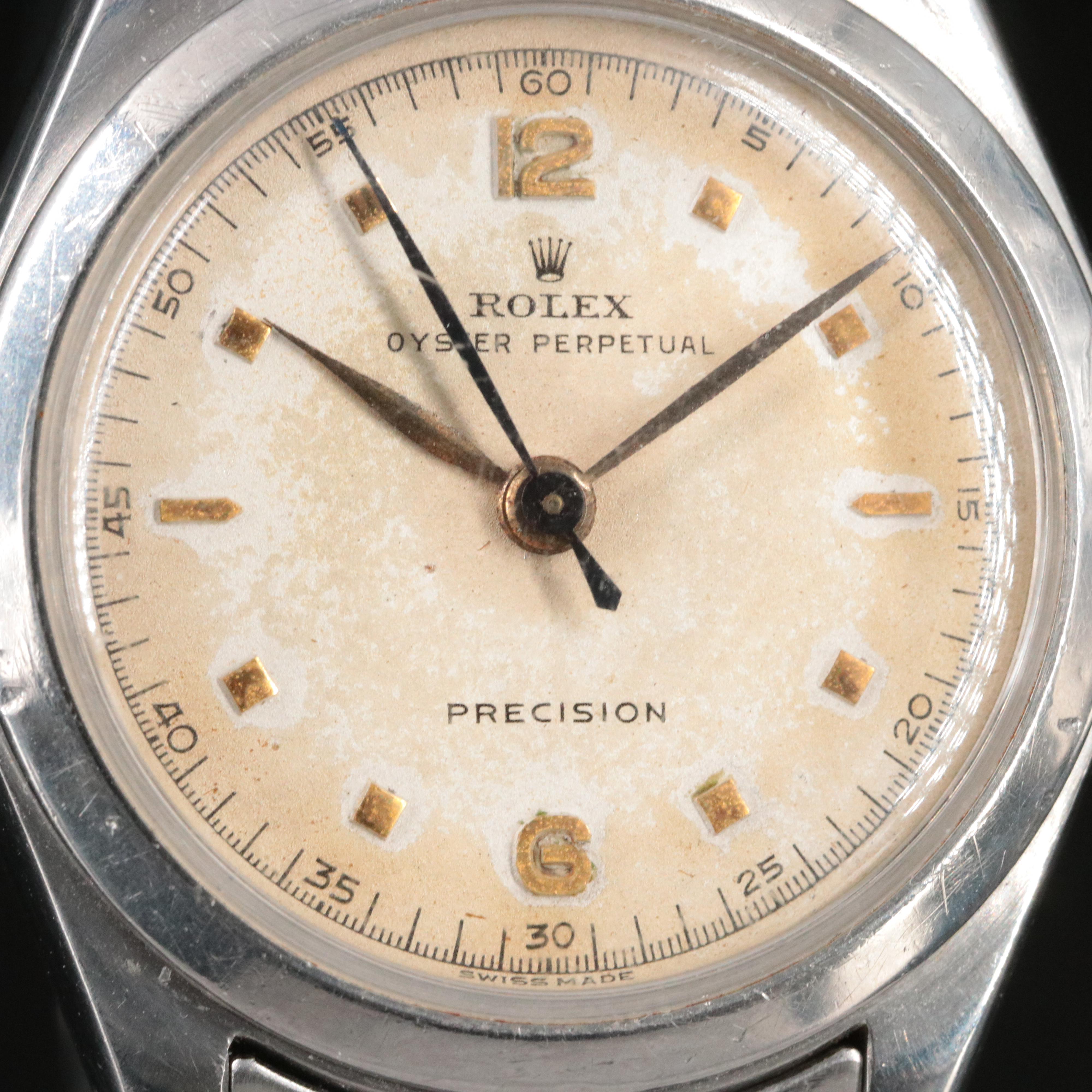 1948 Rolex Oyster Perpetual Bubble Back Watch