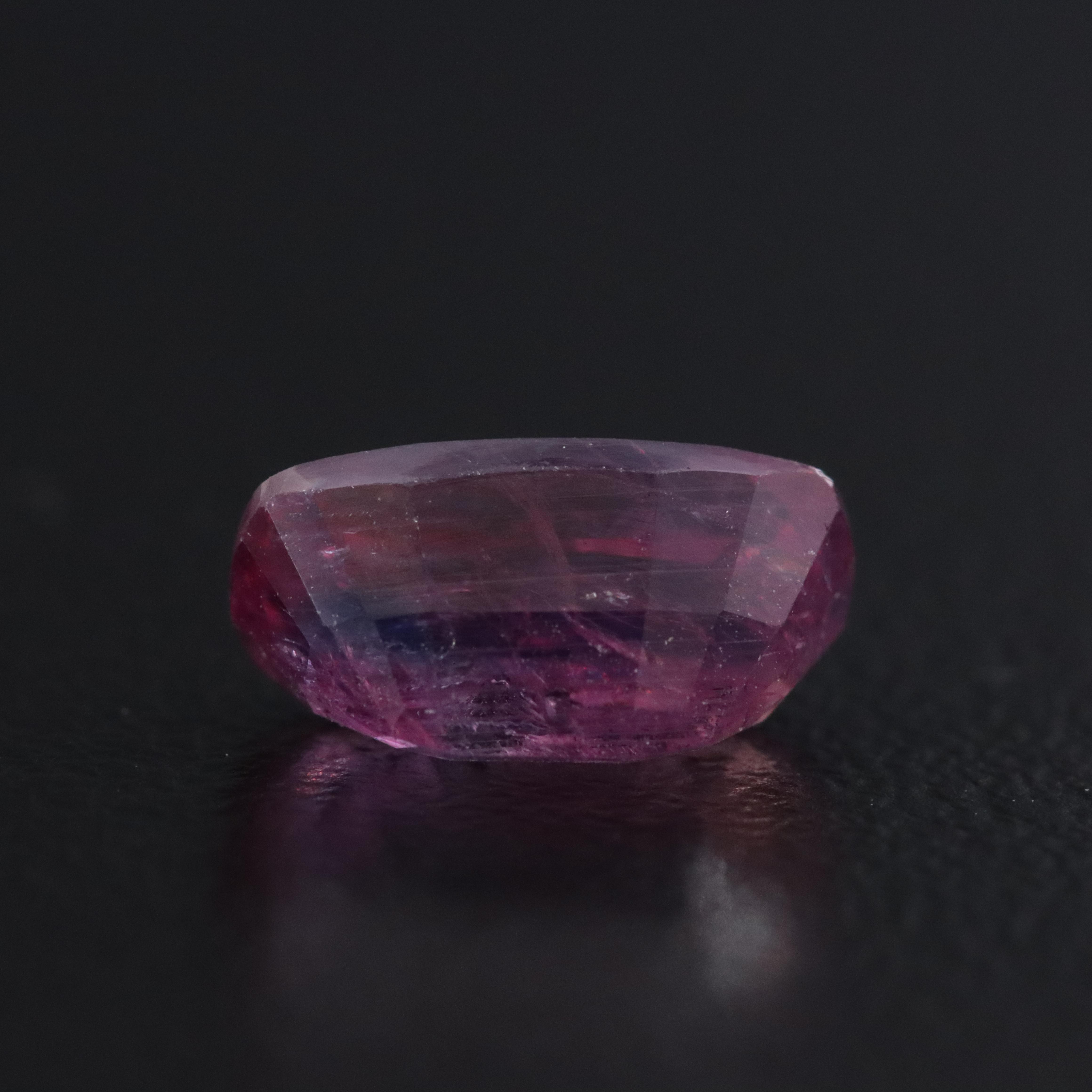 Loose 1.69 CT Unheated Kashmir Sapphire with GIA Report