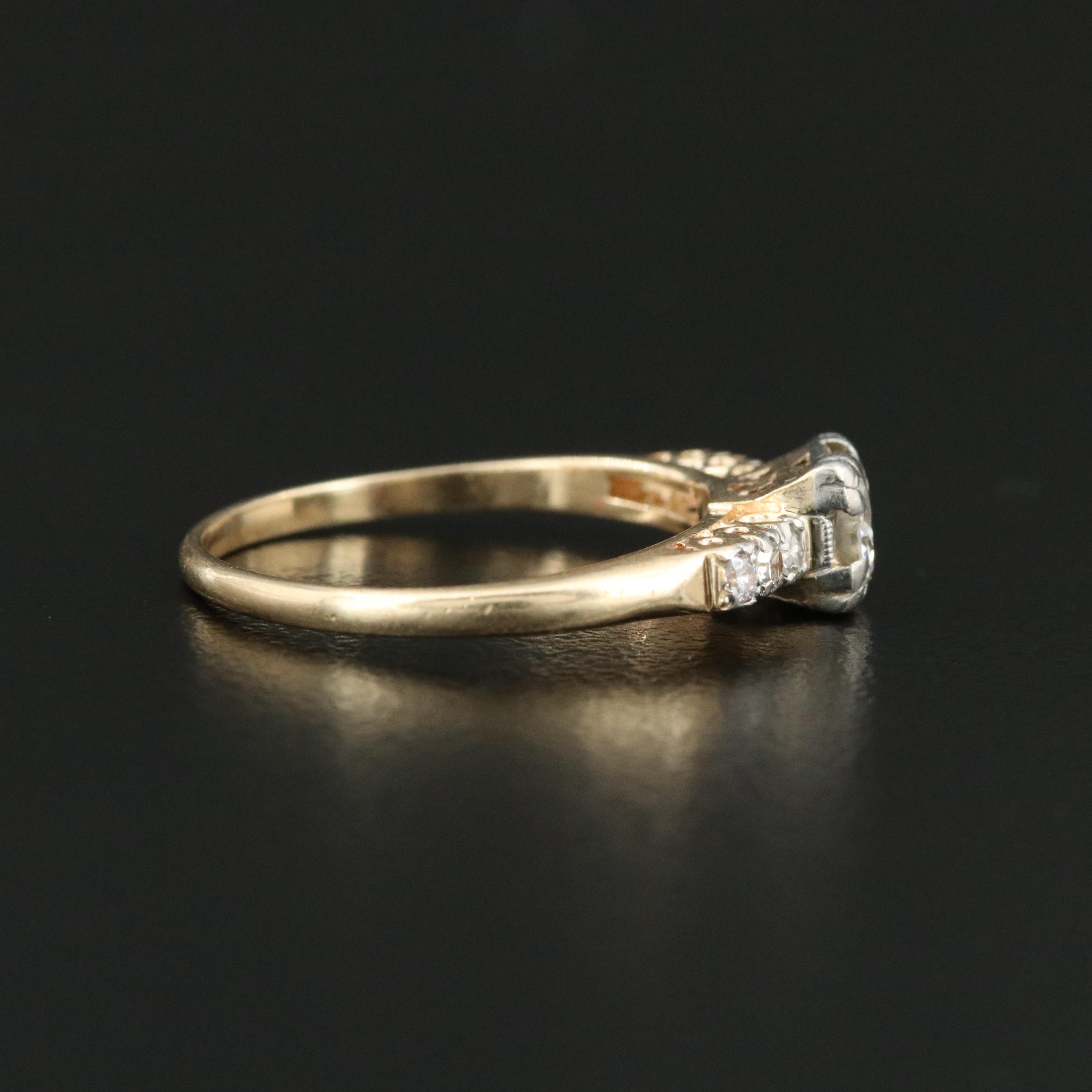 14K 0.49 CTW Diamond Ring
