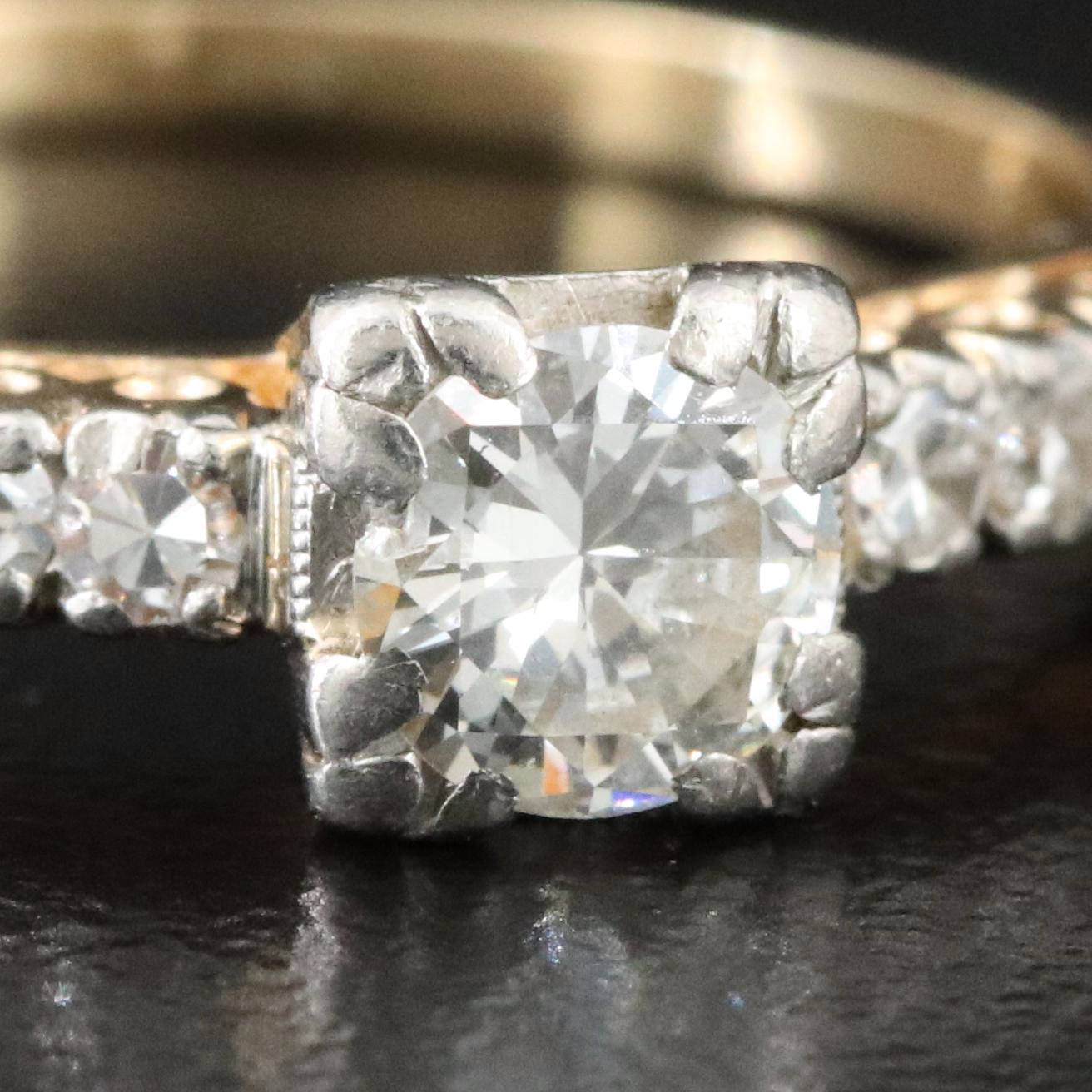 14K 0.49 CTW Diamond Ring