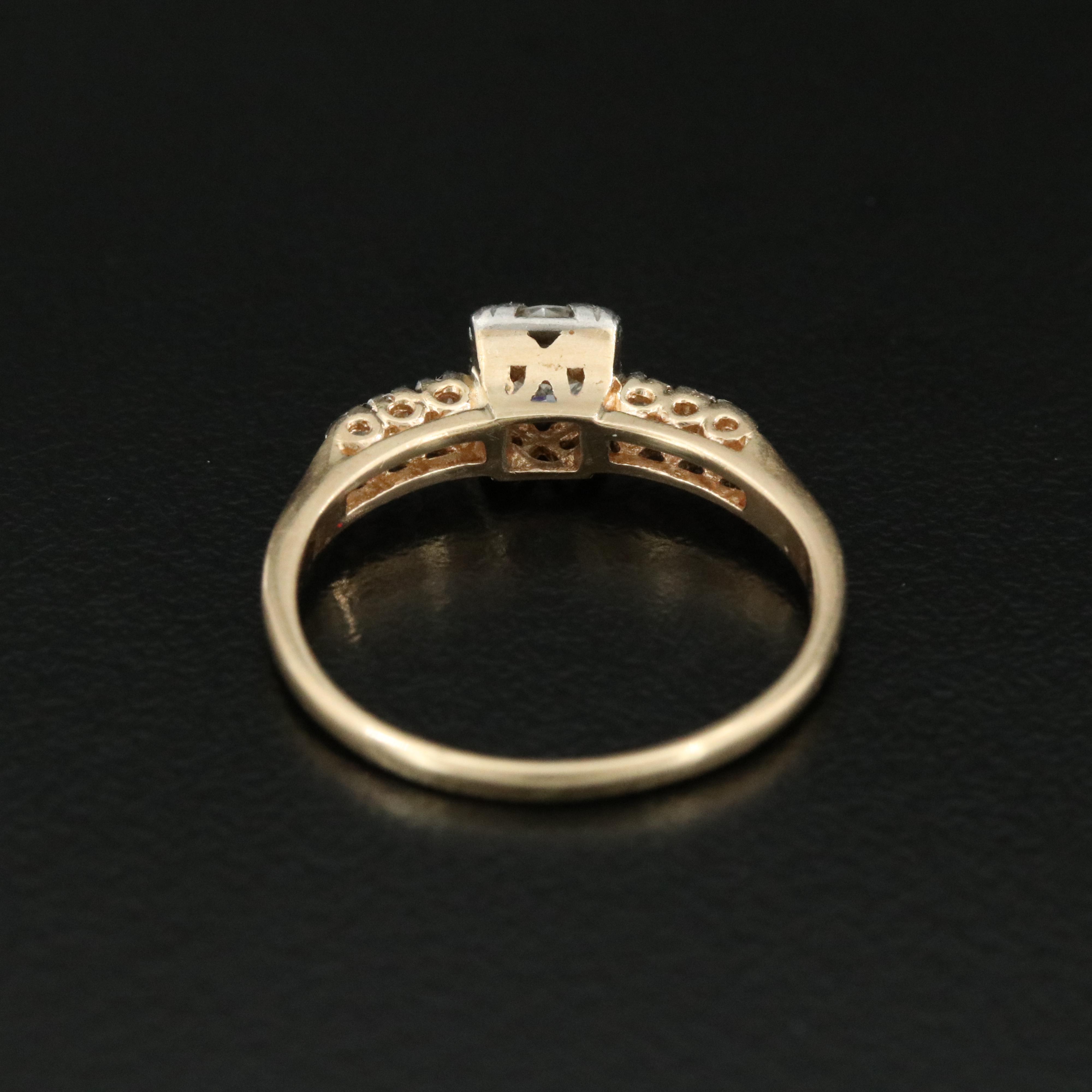 14K 0.49 CTW Diamond Ring