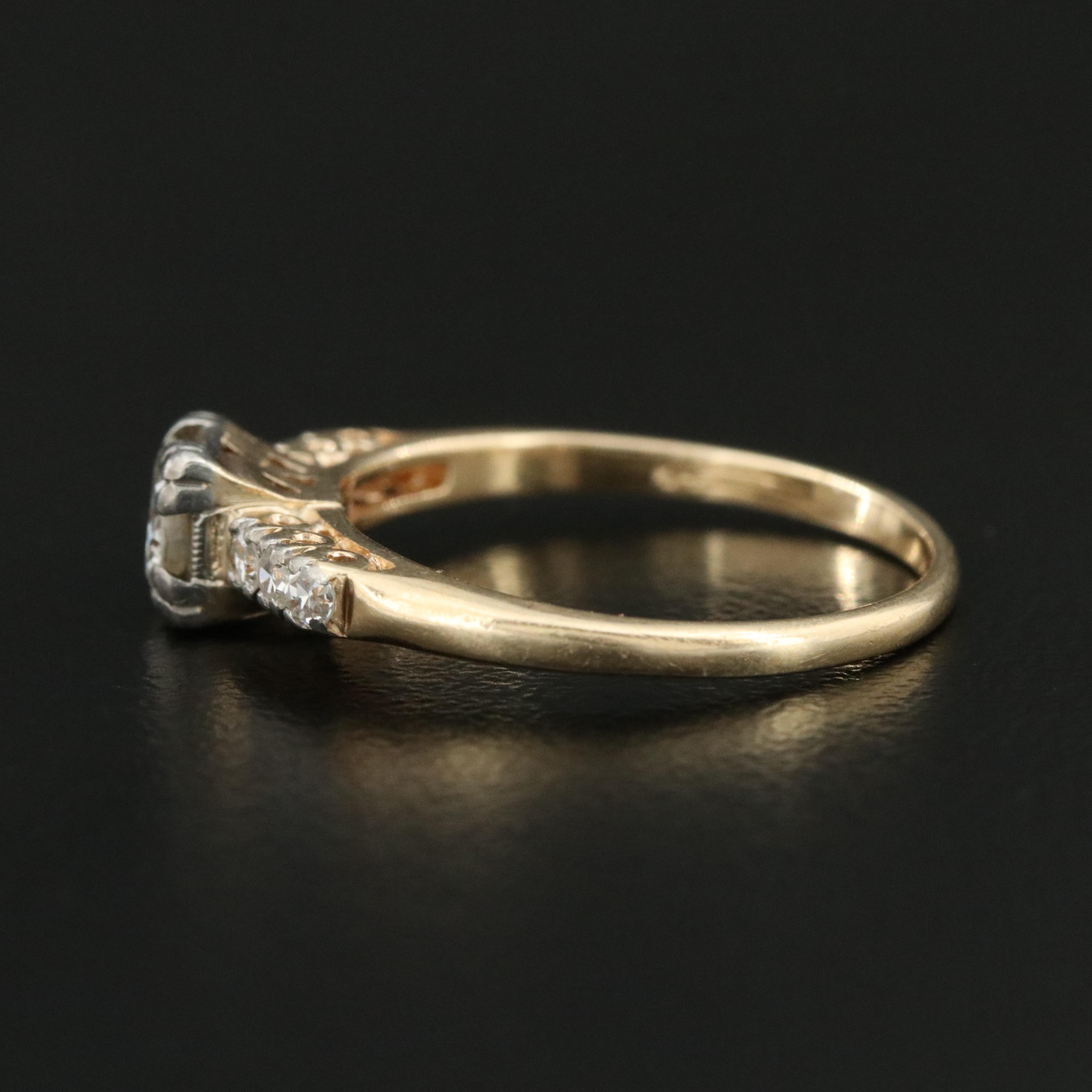 14K 0.49 CTW Diamond Ring