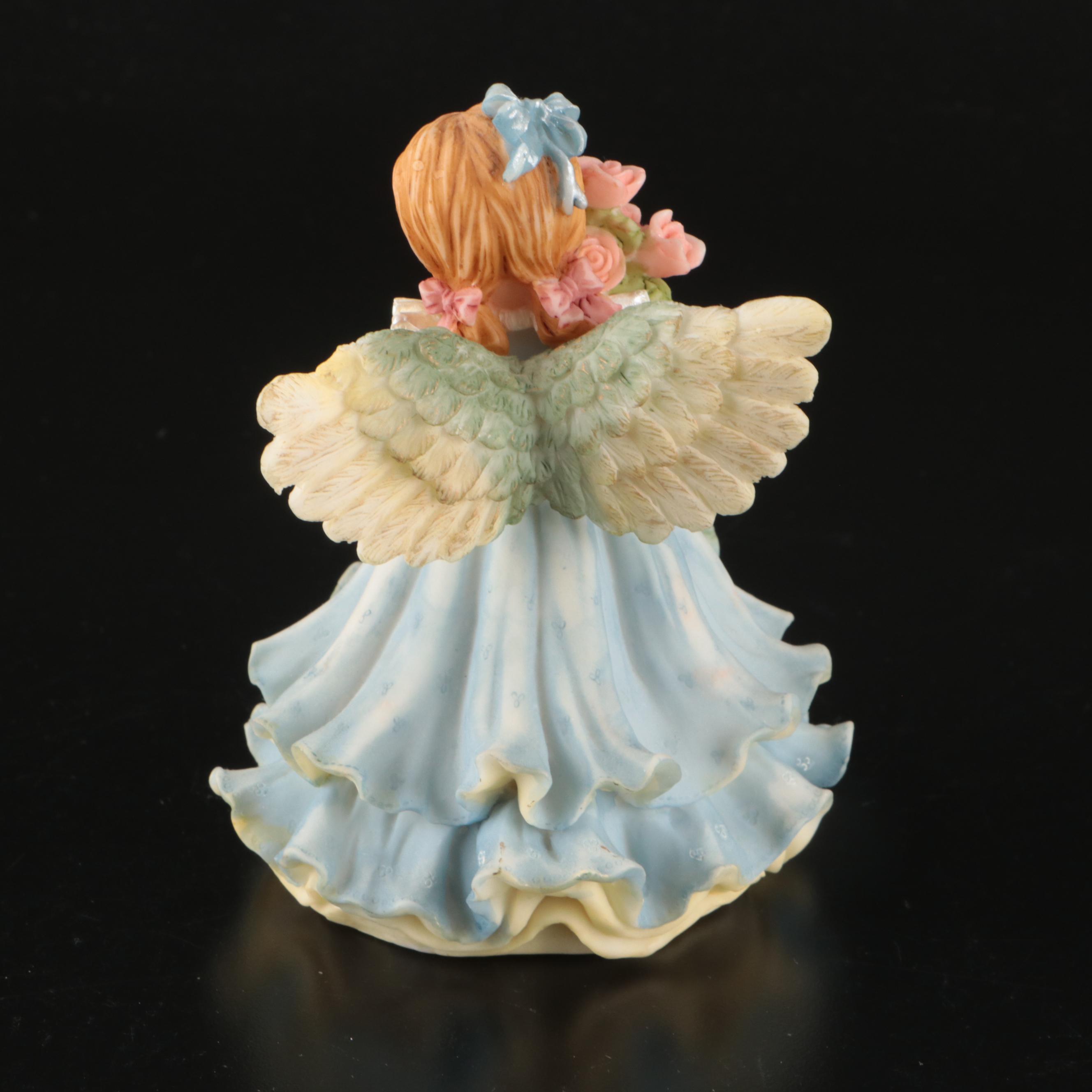 Lefton Birth Month with Other Ceramic and Resin Angel Figurines