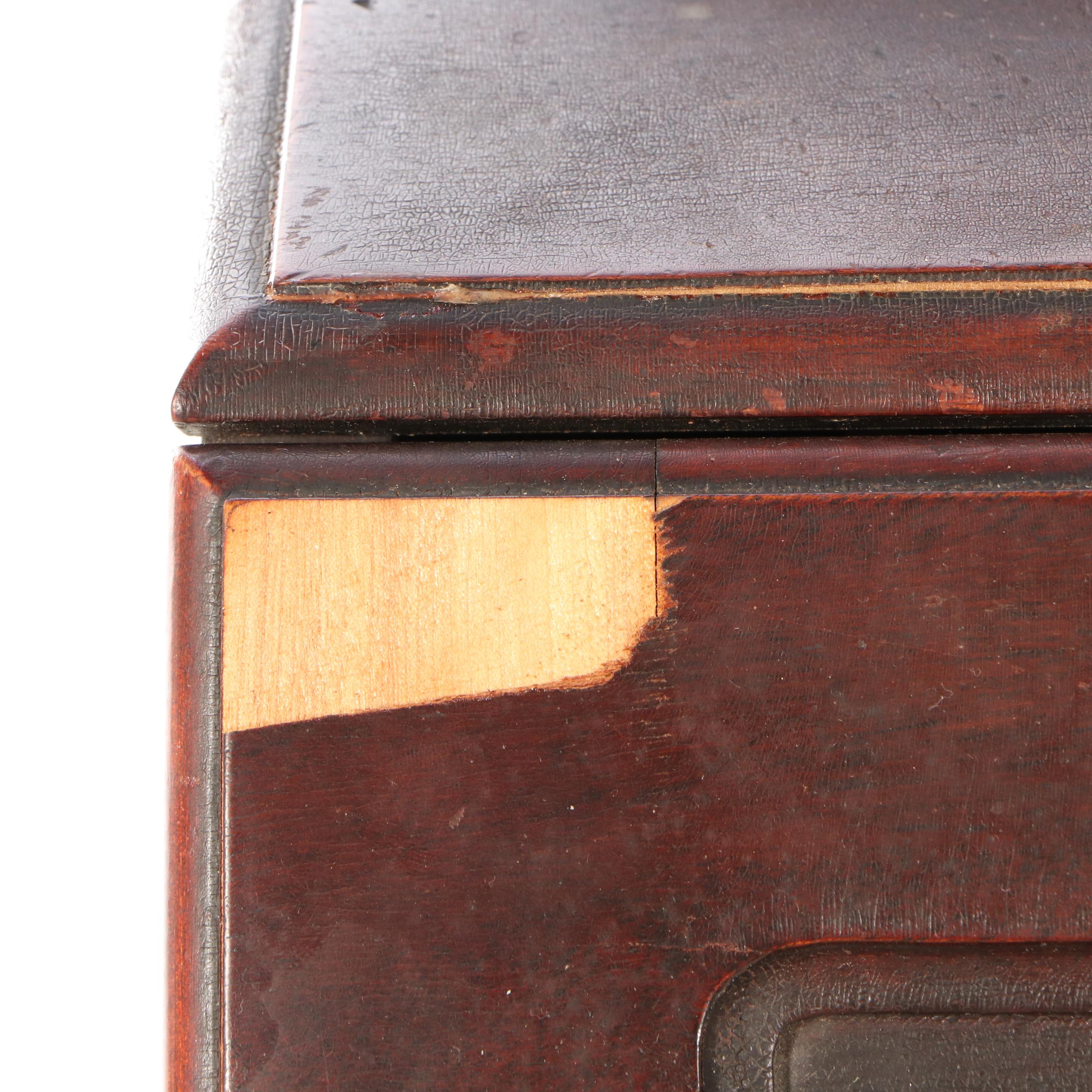 Victorian Mahogany Drop-Front Writing Desk, Late 19th/ Early 20th Century