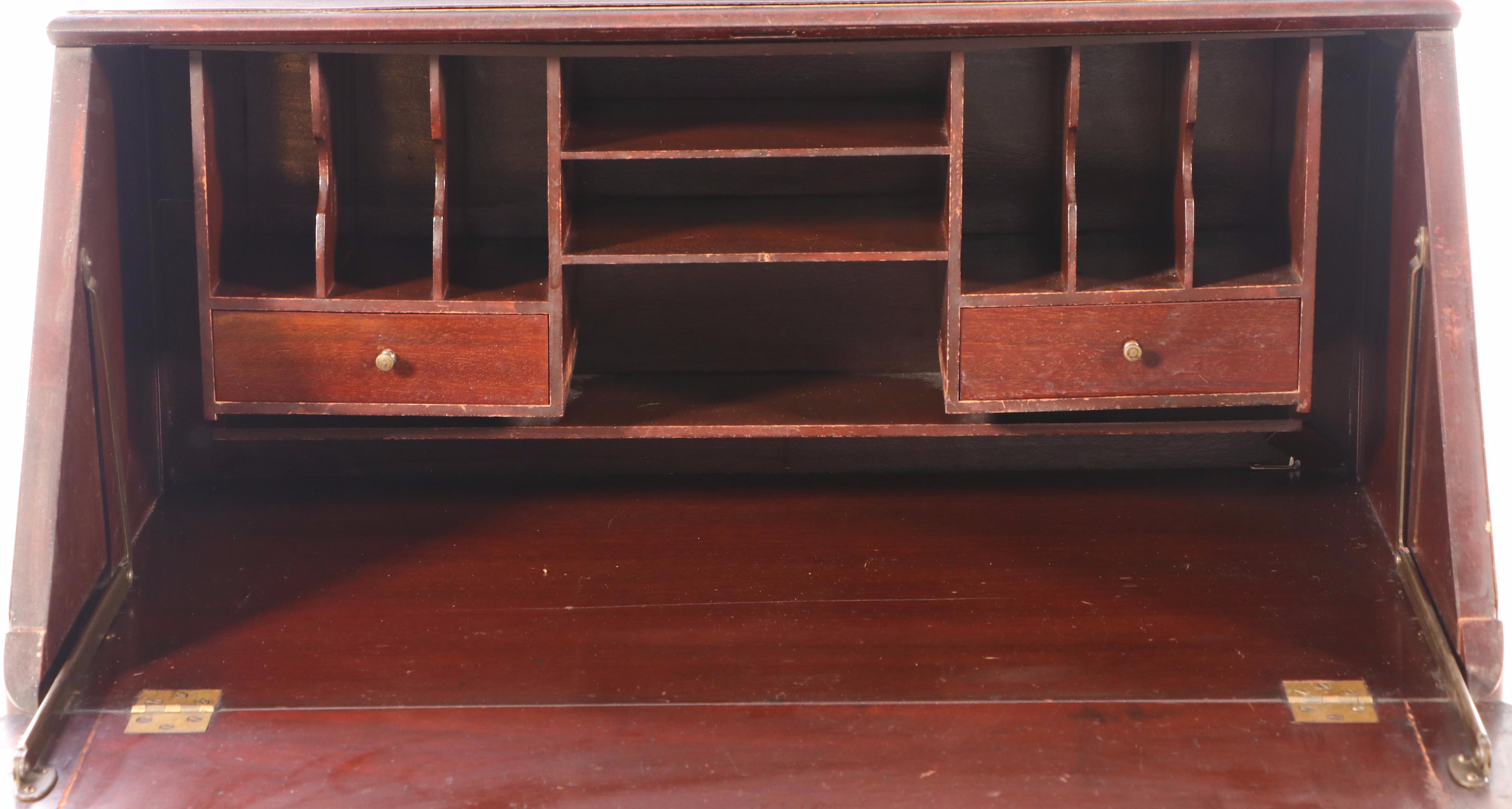 Victorian Mahogany Drop-Front Writing Desk, Late 19th/ Early 20th Century