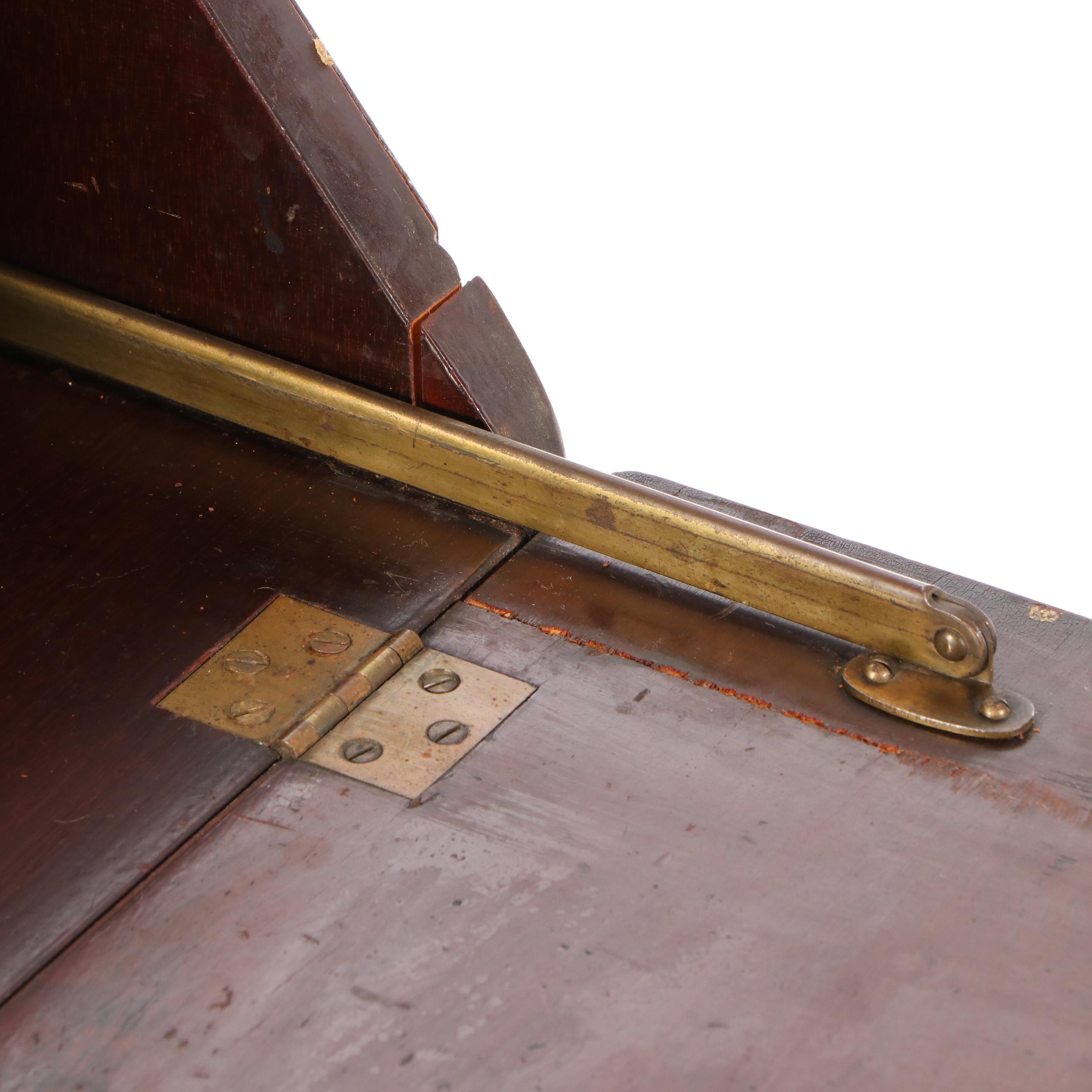Victorian Mahogany Drop-Front Writing Desk, Late 19th/ Early 20th Century