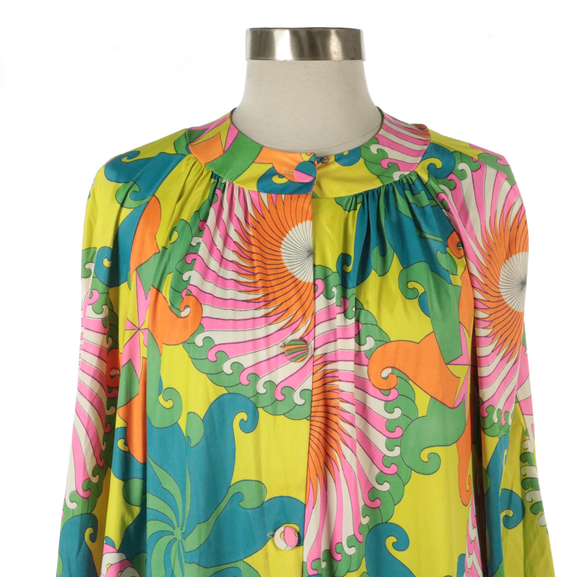 Vanity Fair Multicolored Button-Front Dress & Other Long Sleeve Turtleneck Dress