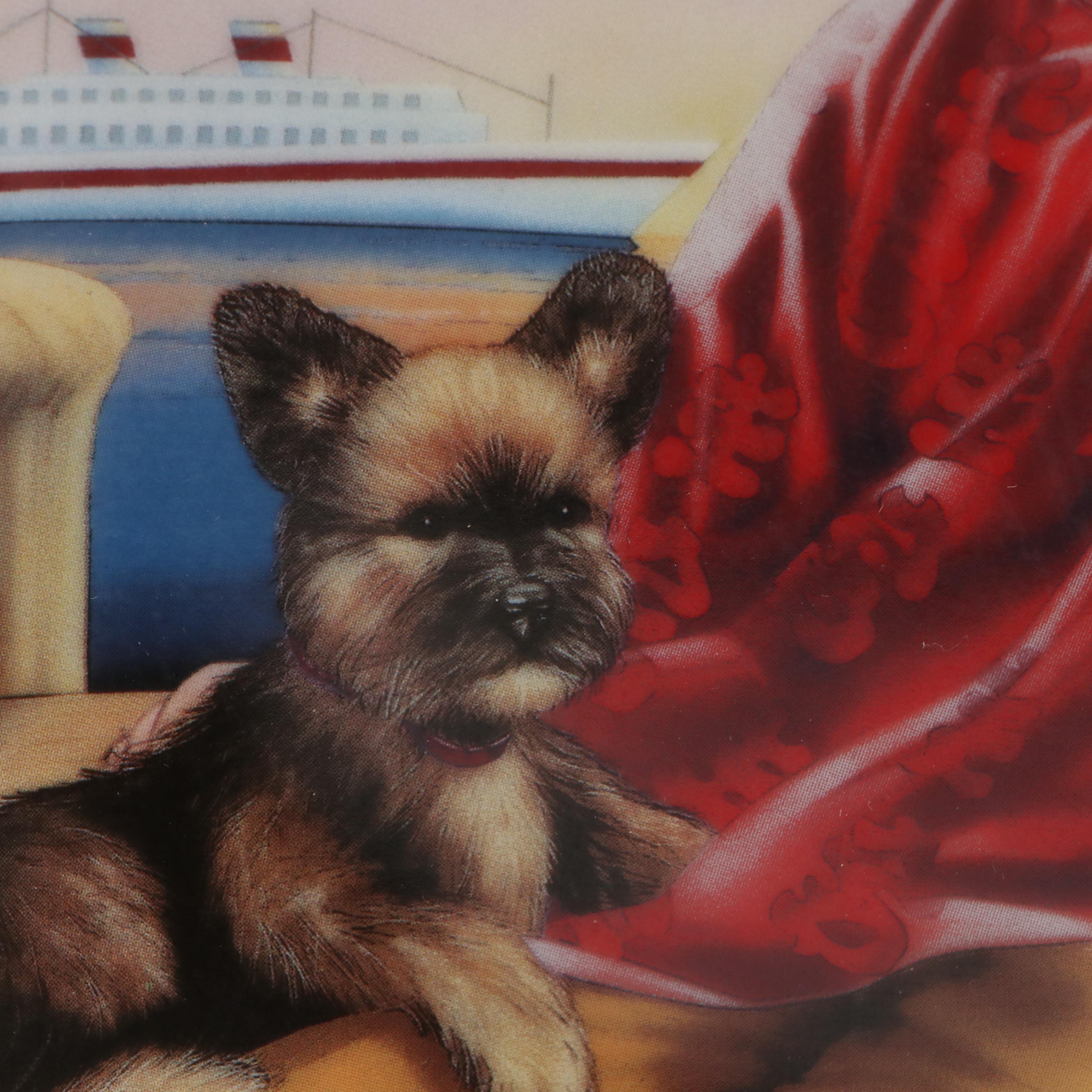 The Danbury Mint Shirley Temple "Stowaway" Porcelain Collector Plate