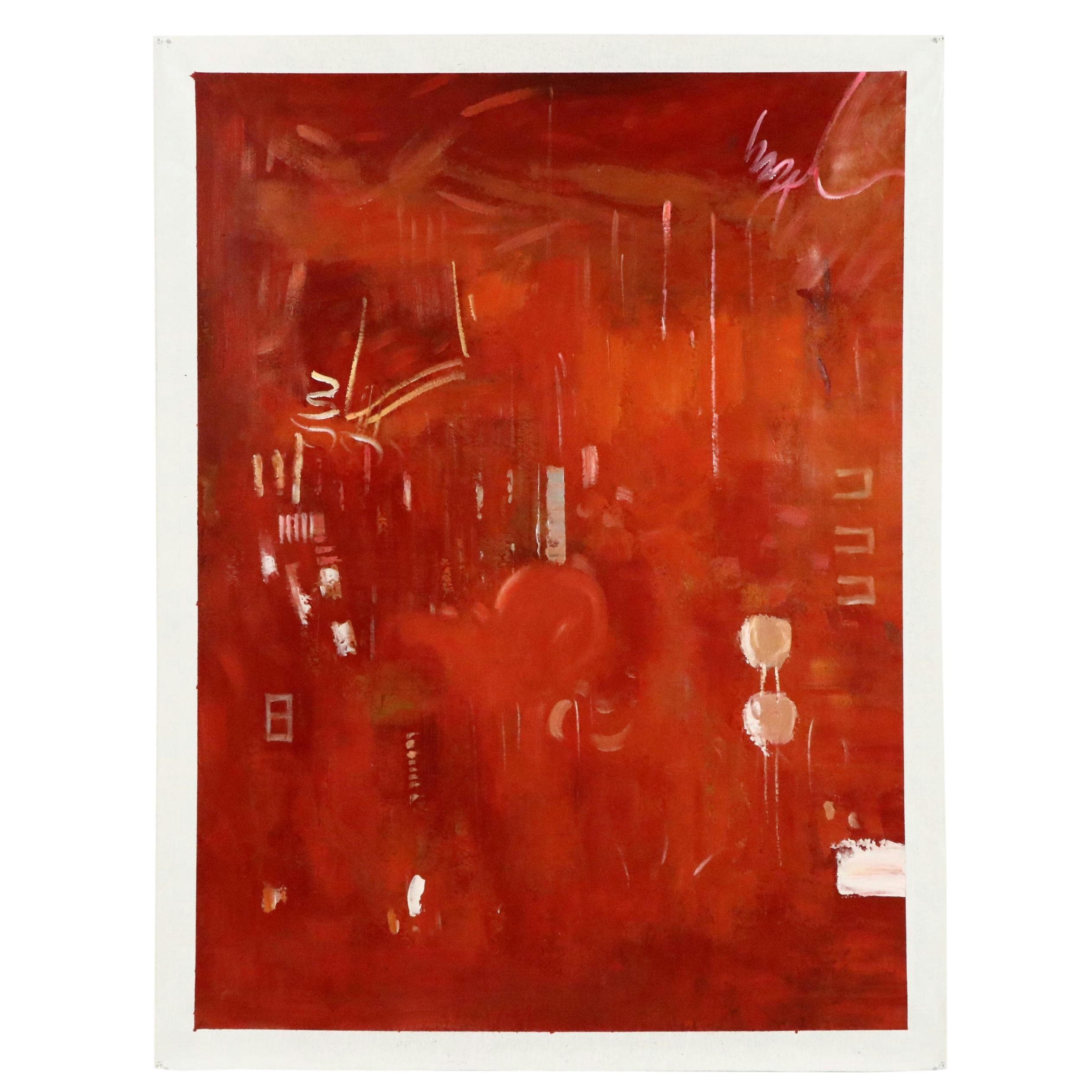 Zheng Abstract Oil Painting, 21st Century