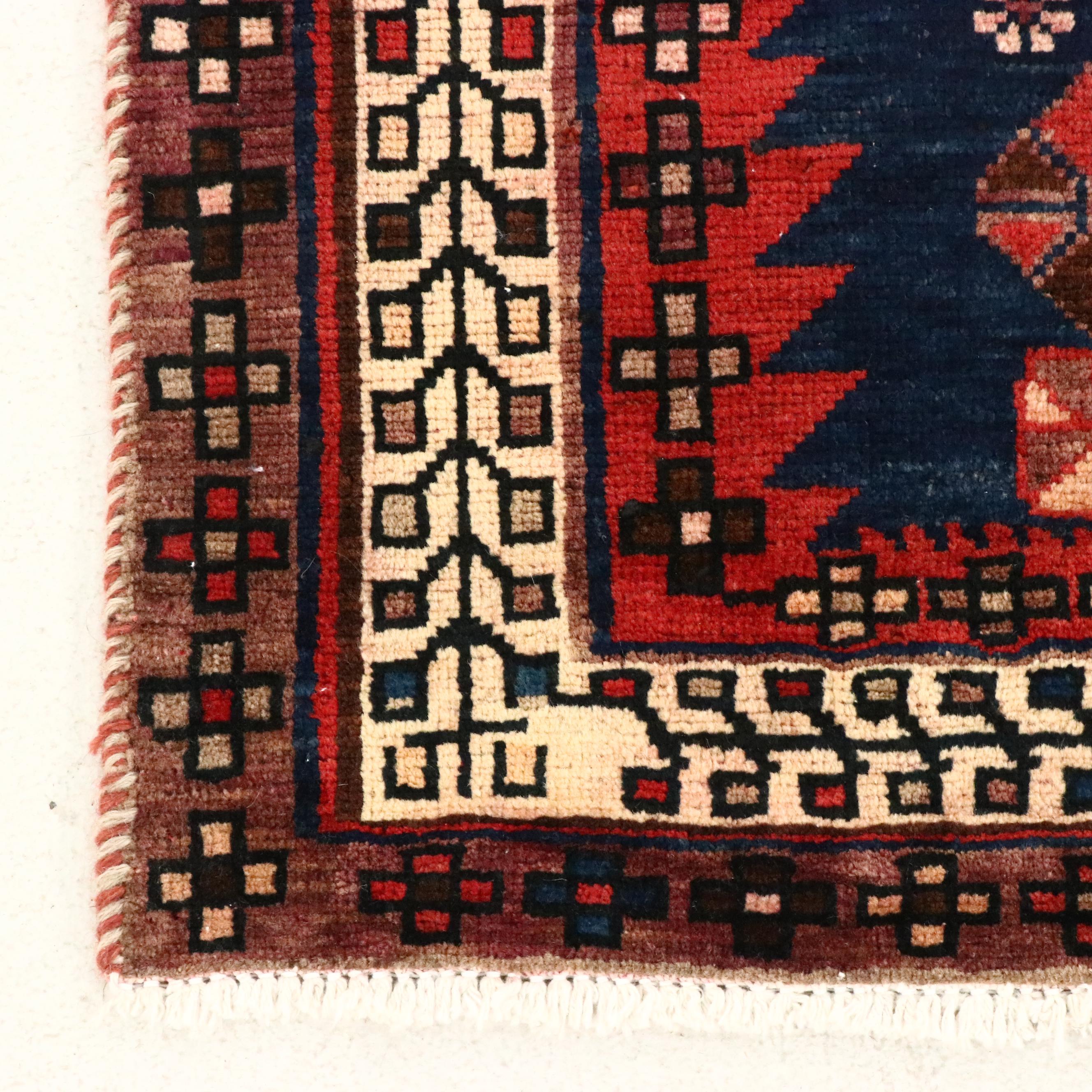 5'1 x 8'9 Hand-Knotted Persian Sirjan Area Rug