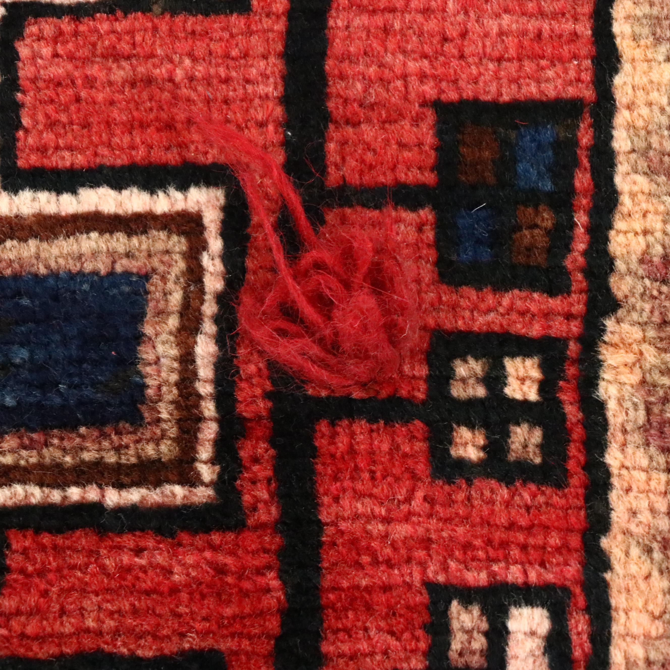 5'1 x 8'9 Hand-Knotted Persian Sirjan Area Rug