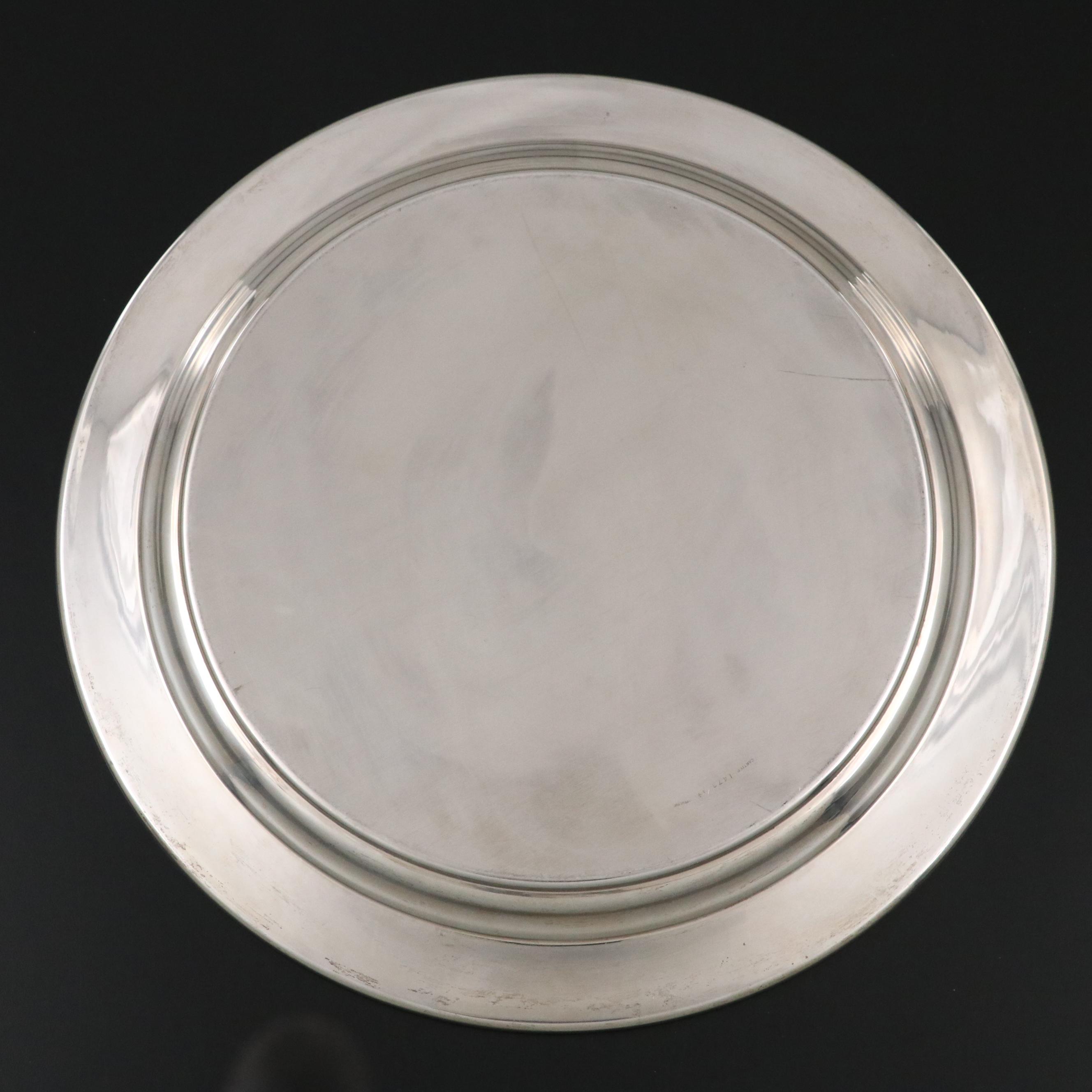 Cartier Sterling Silver Serving Platter
