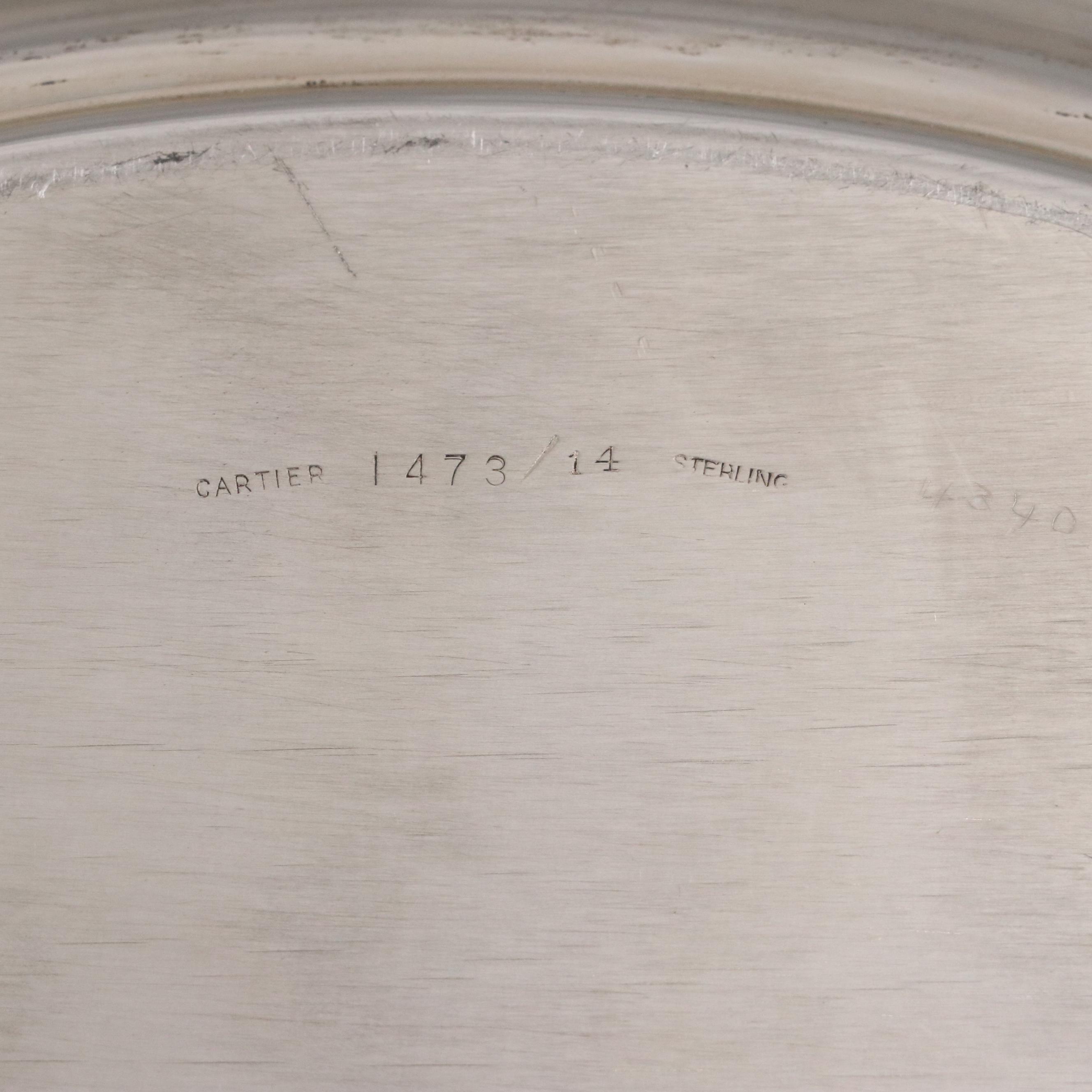 Cartier Sterling Silver Serving Platter
