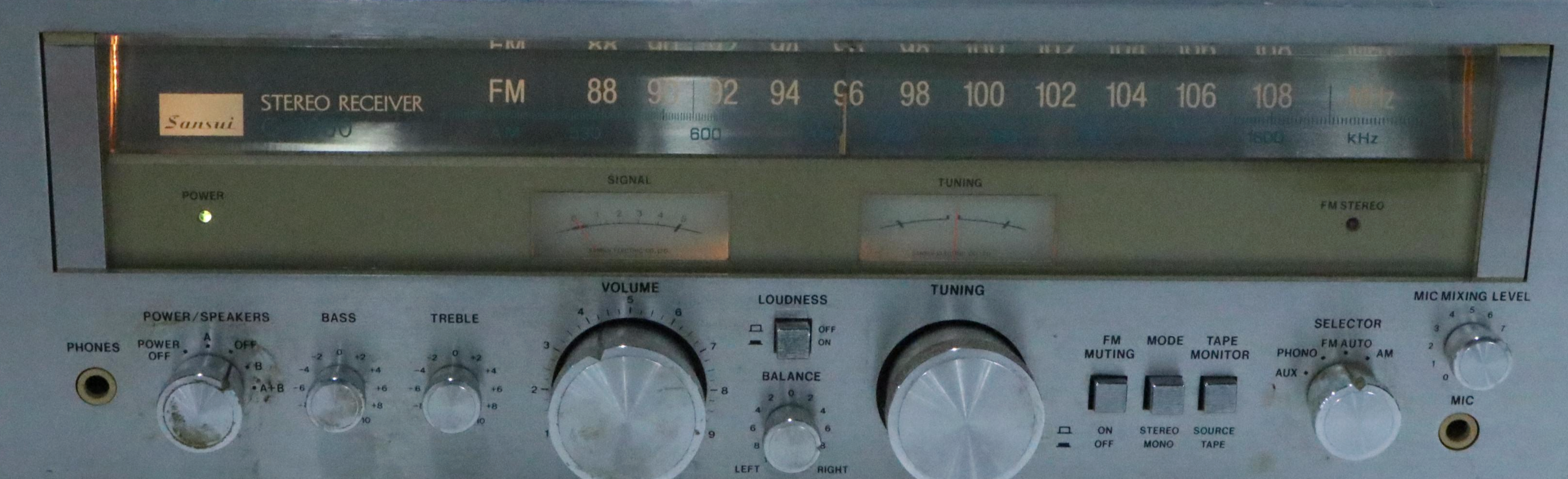 Sansui G-3000 Stereo Receiver, 1980s