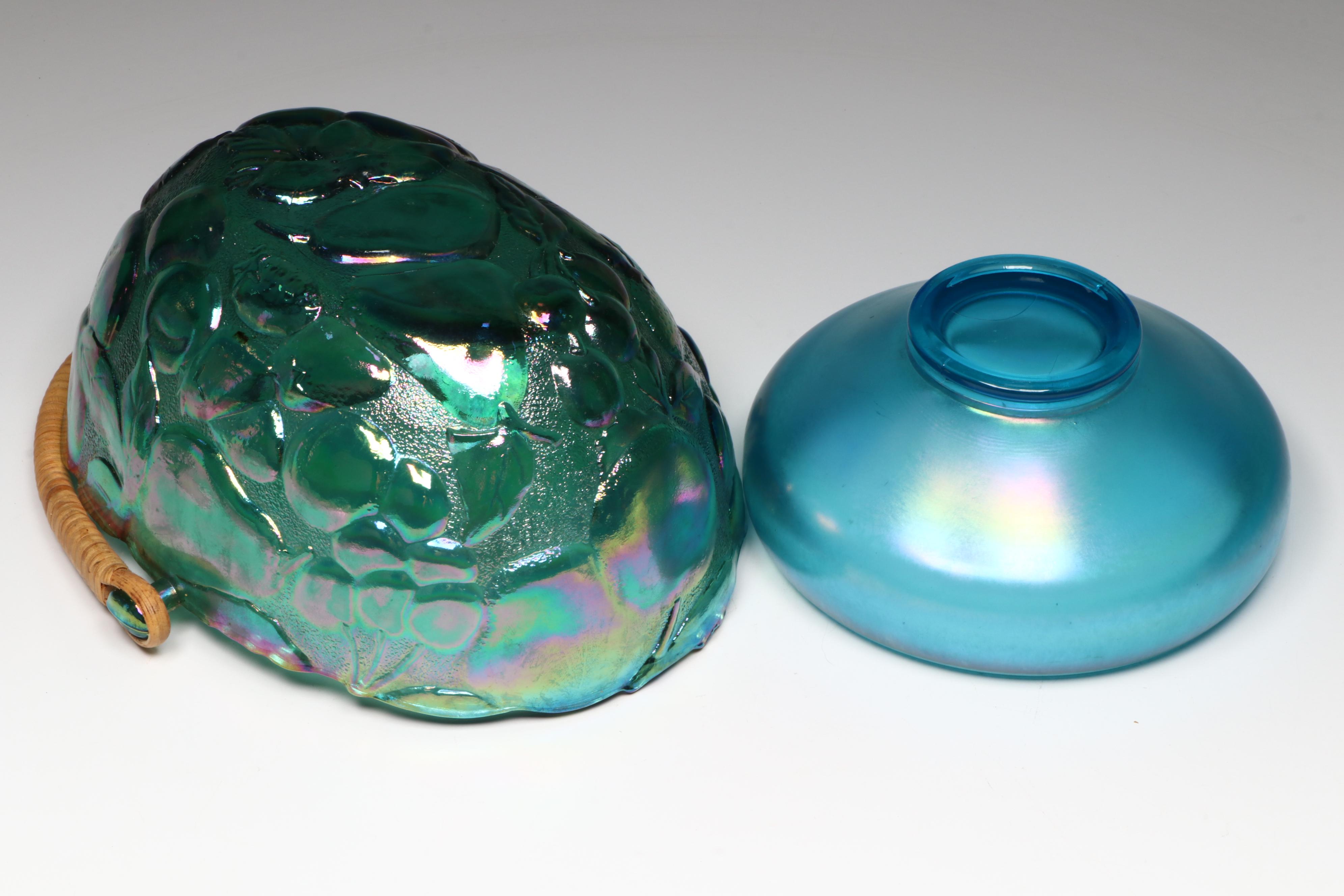 Czechoslovakian Art Deco Lusterware Teapot with Other Ceramic and Glass Decor