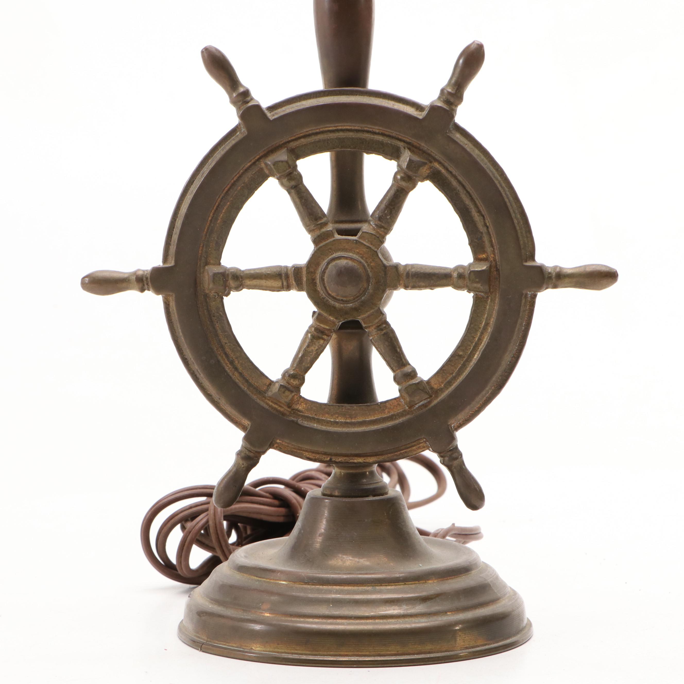 Nautical Themed Metal Table Lamps