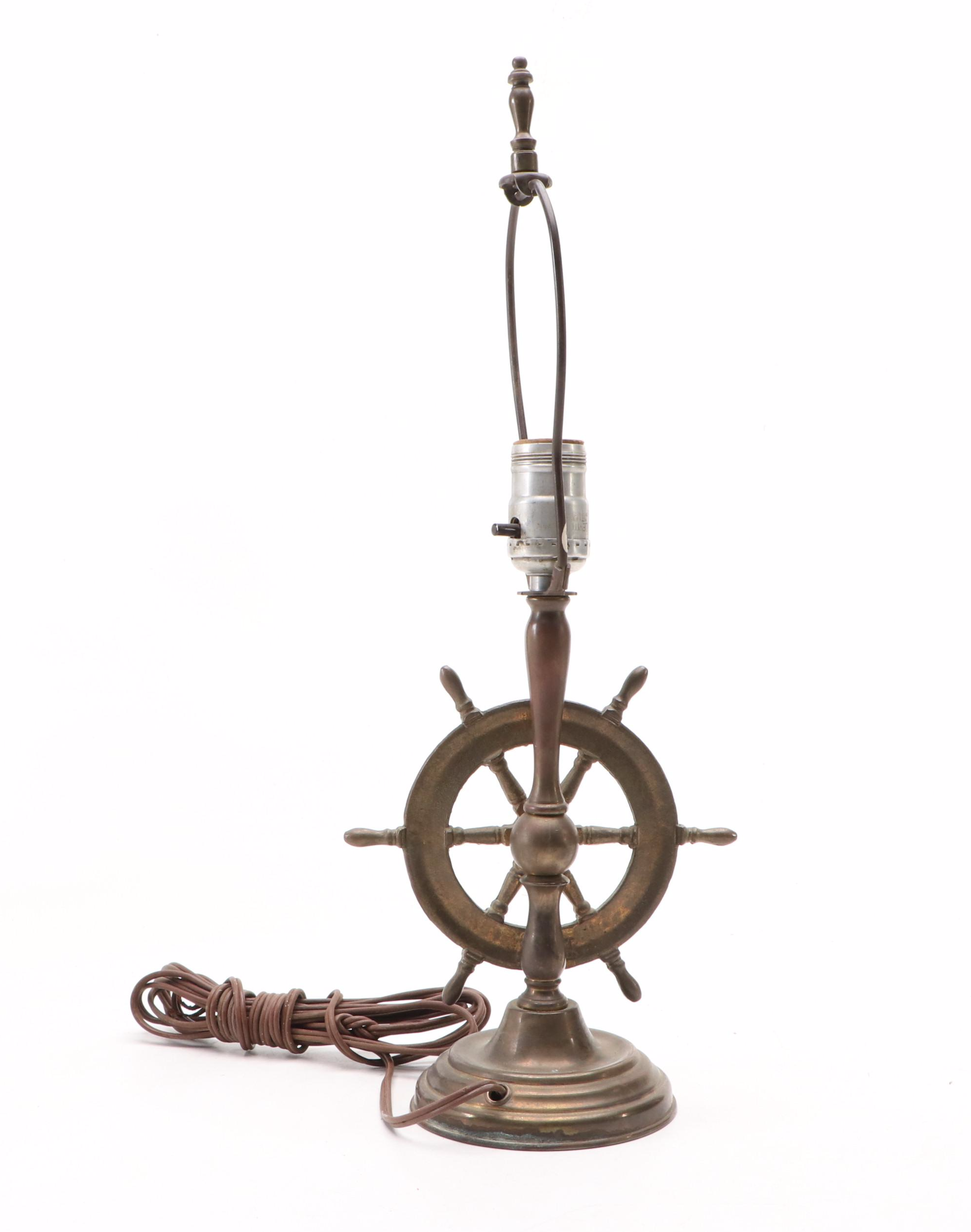 Nautical Themed Metal Table Lamps