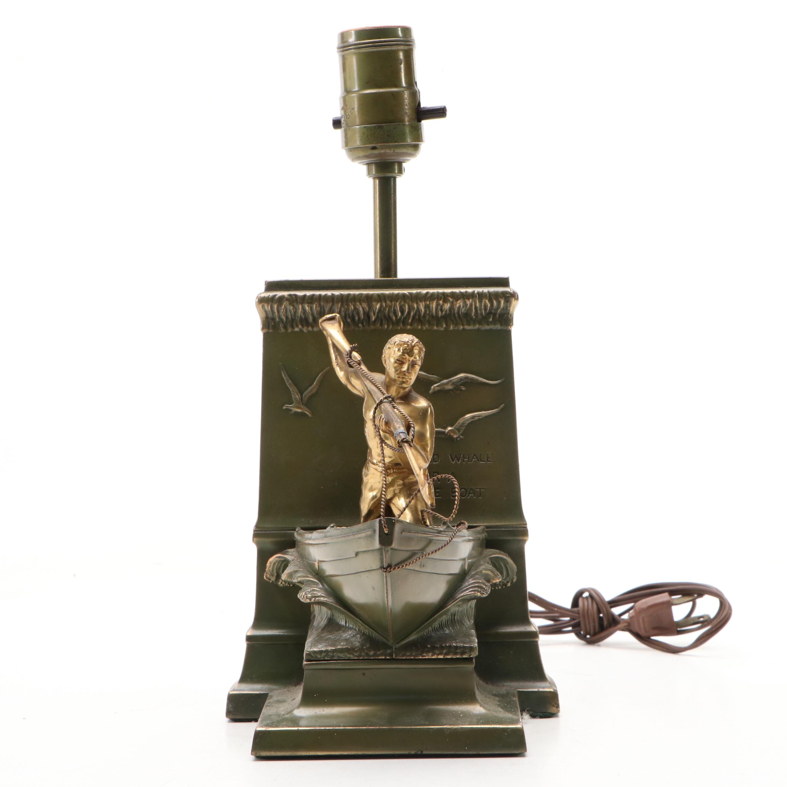 Nautical Themed Metal Table Lamps