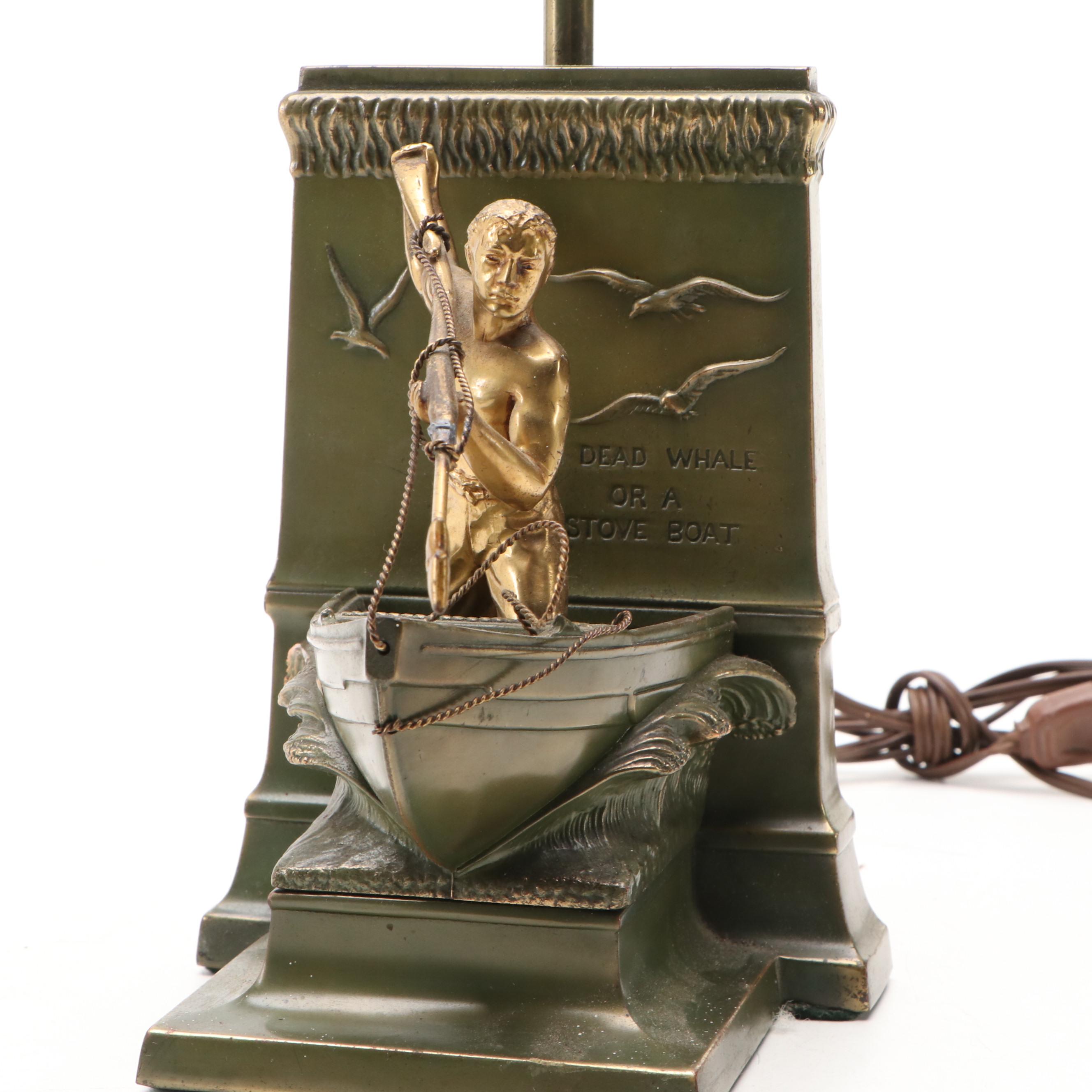 Nautical Themed Metal Table Lamps