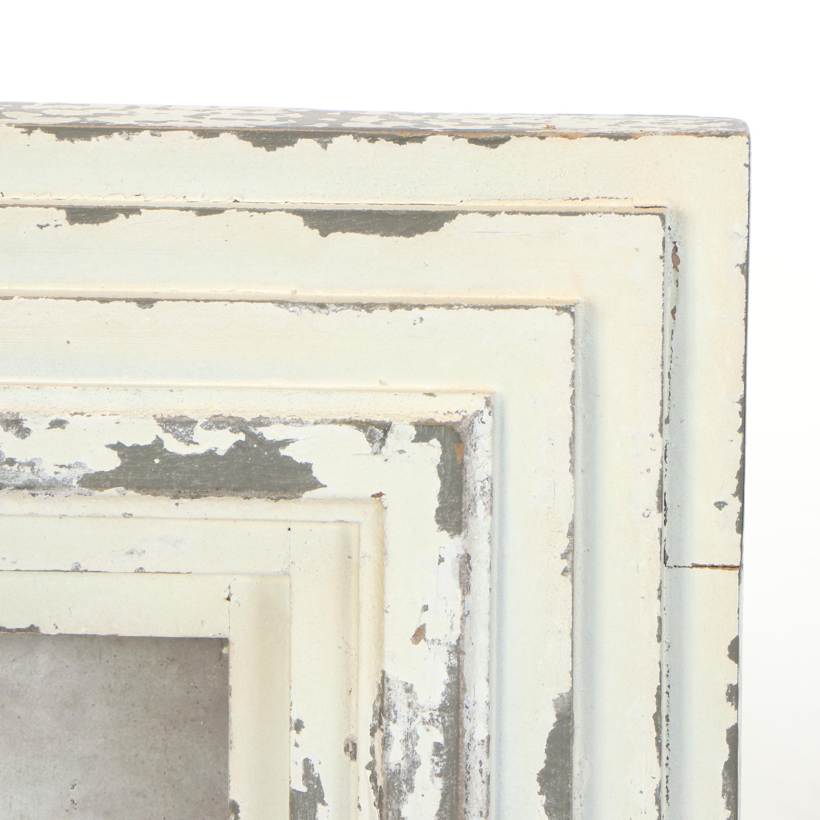 "Kensington Station - London" Wall Clock with Rustic Wood Frame