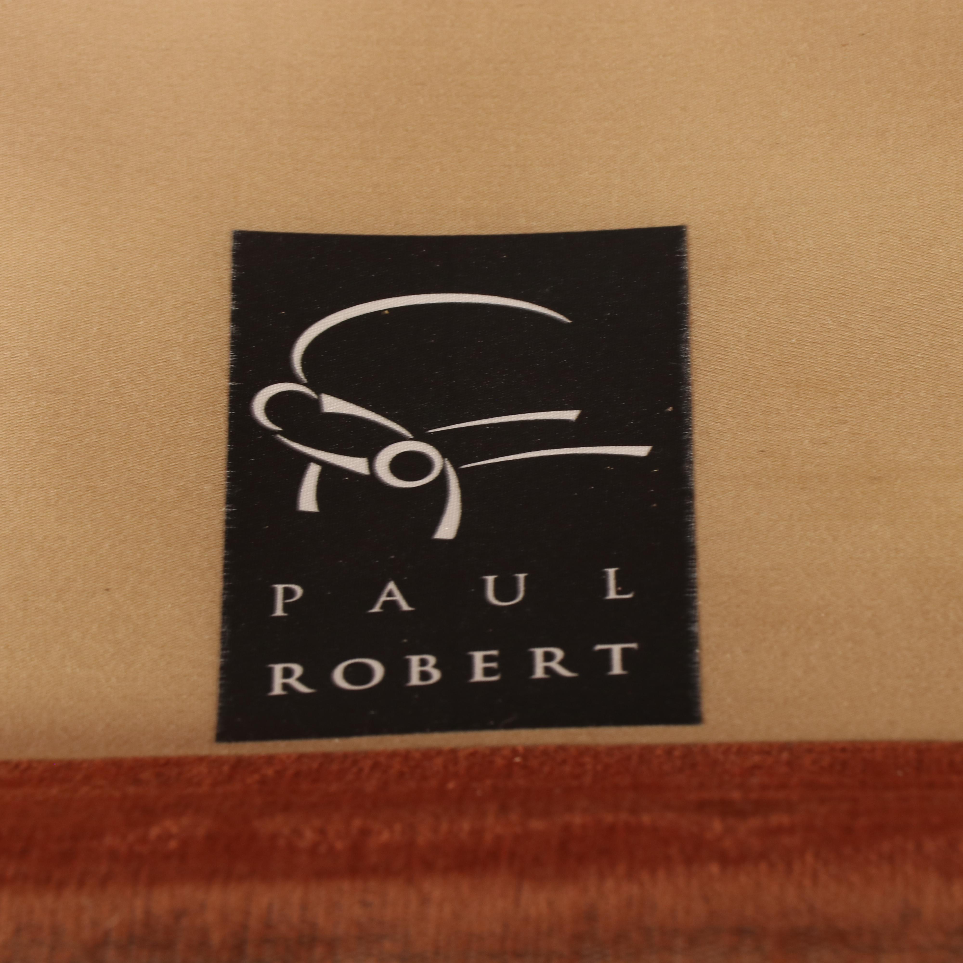 Paul Robert "Hacienda Collection" Hardwood and Custom-Upholstered Sofa