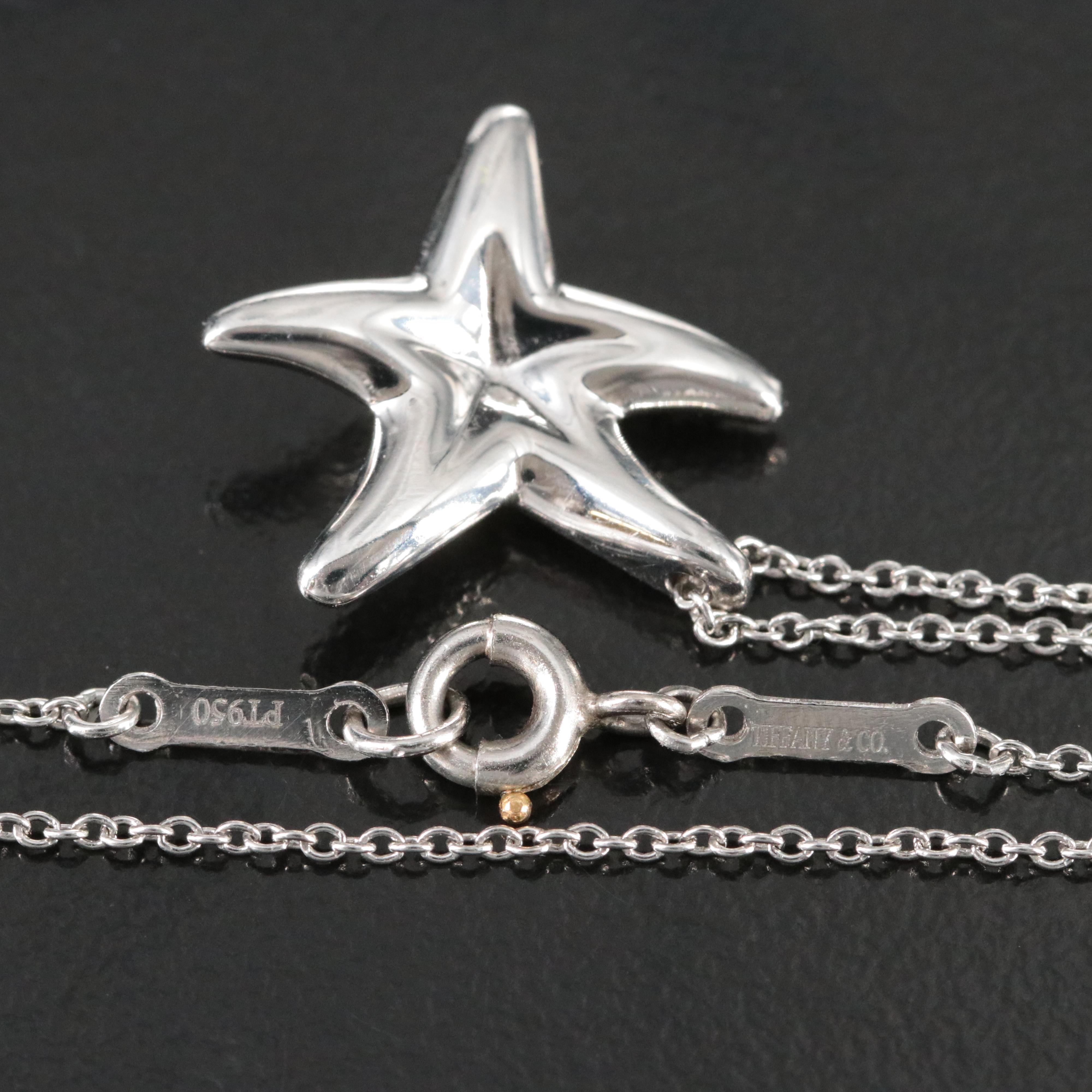 Elsa Peretti for Tiffany & Co. Platinum and Diamond Starfish Necklace