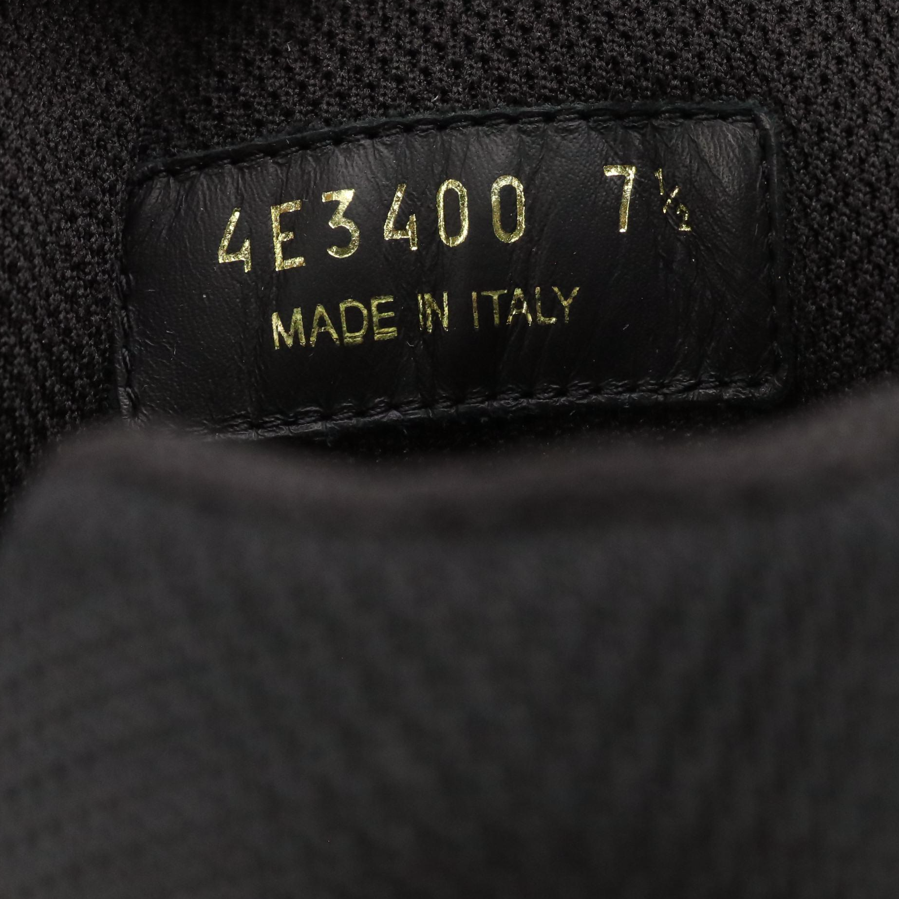 Prada America's Cup Sunny Yellow/Black Patent Leather Low-Top Sneakers in Box