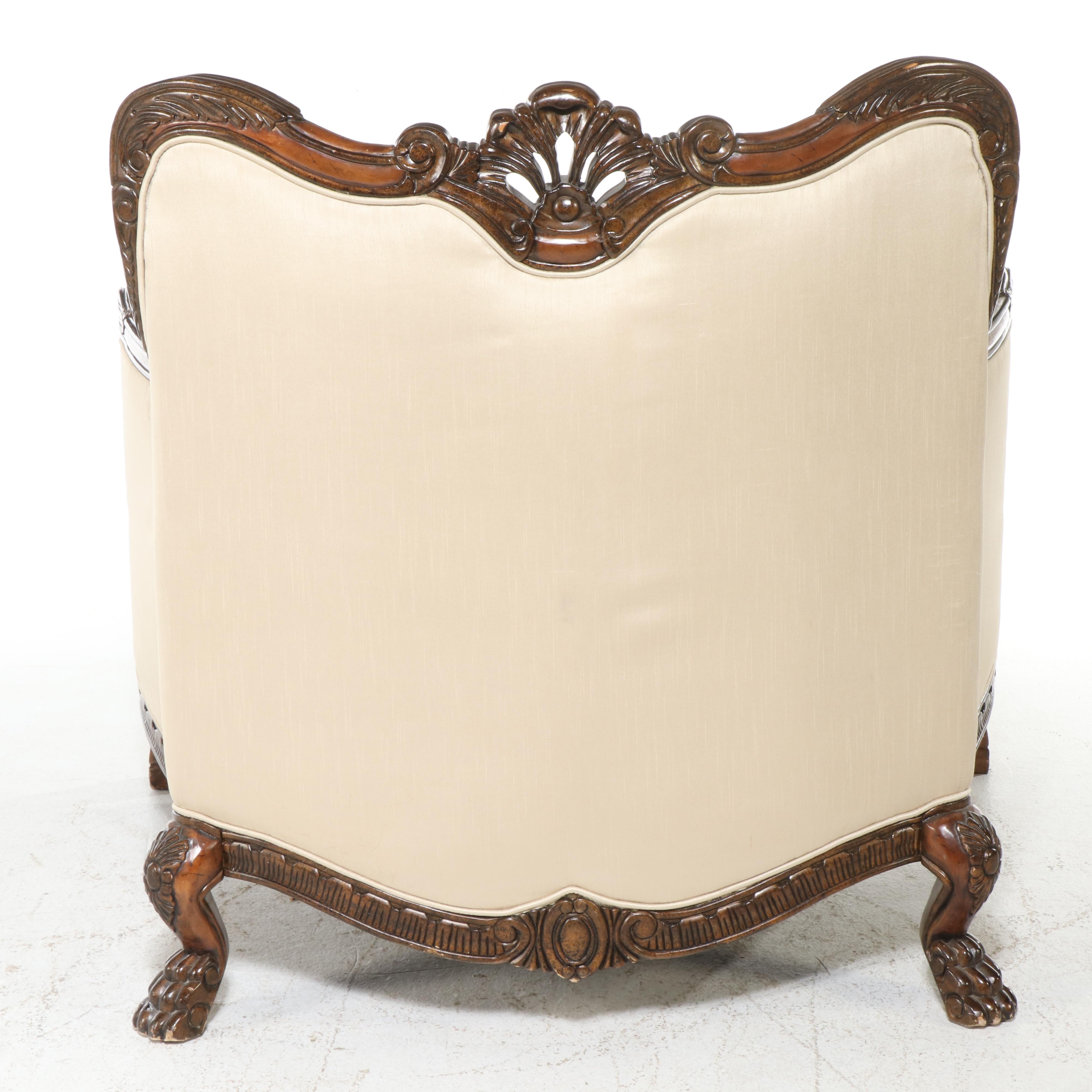 Michael Amini "Chateau Beauvais" Chair and a Half