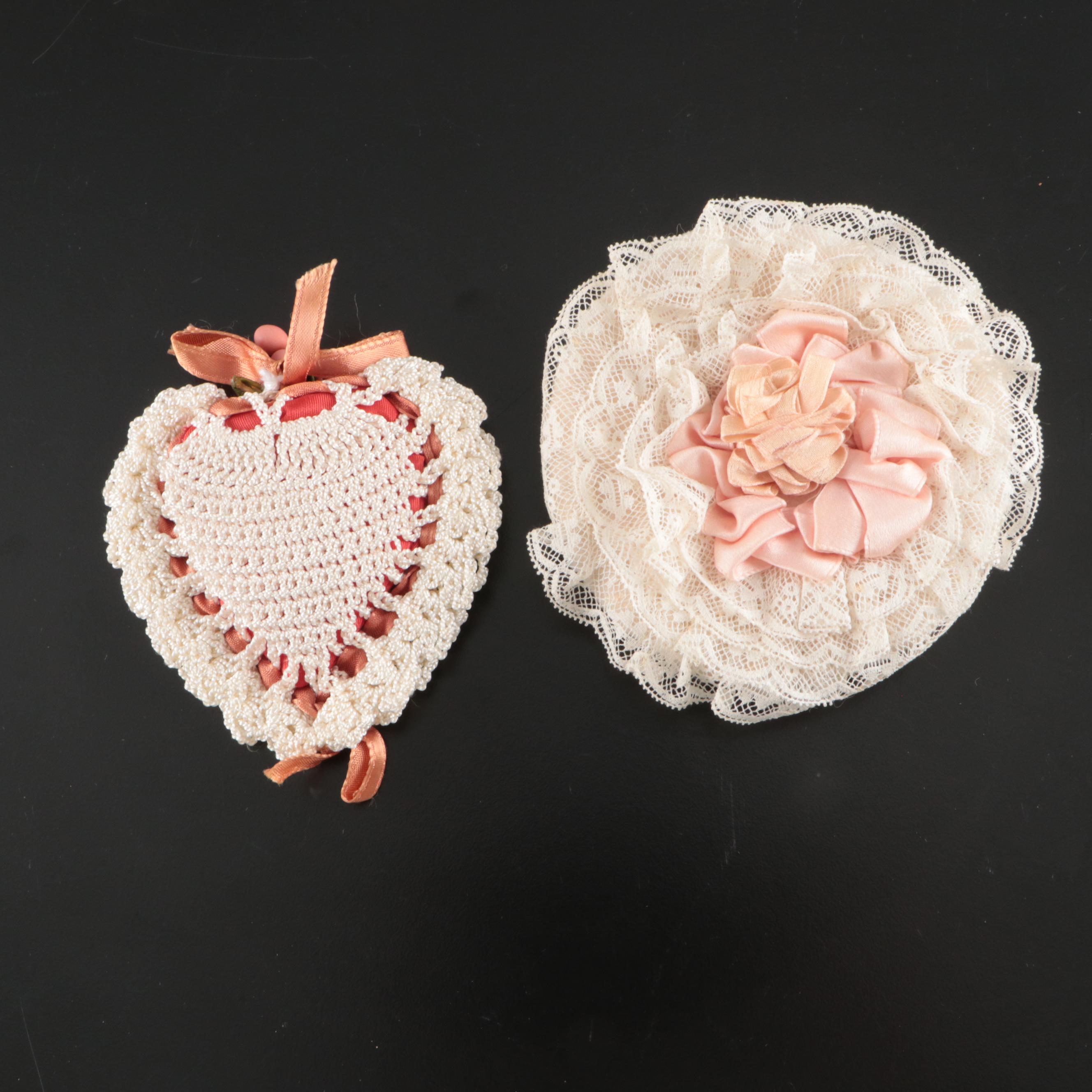 Wicker Bicycle Basket, Wooden Doll Carriage, Darlene Davidson Doll Hat, and More