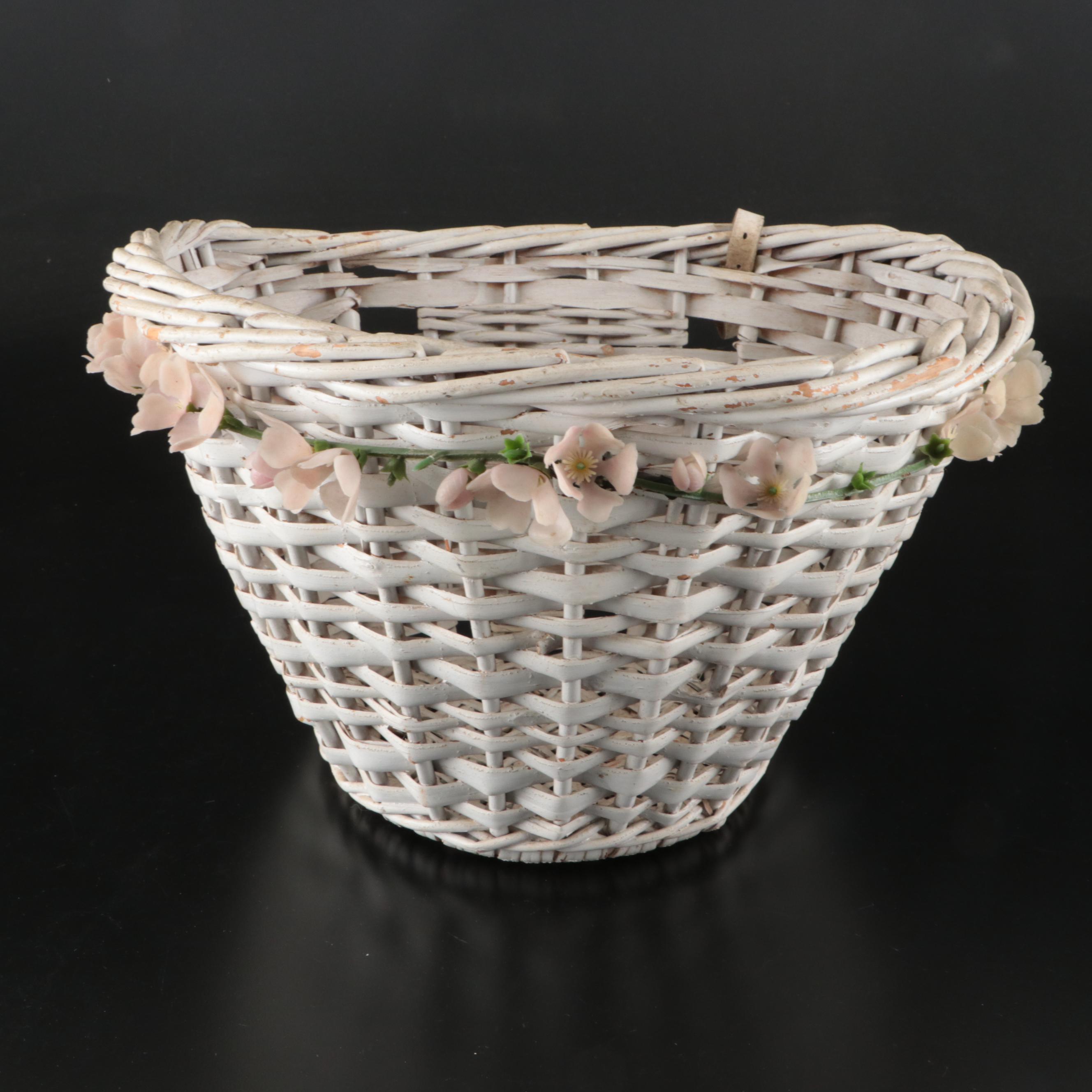 Wicker Bicycle Basket, Wooden Doll Carriage, Darlene Davidson Doll Hat, and More