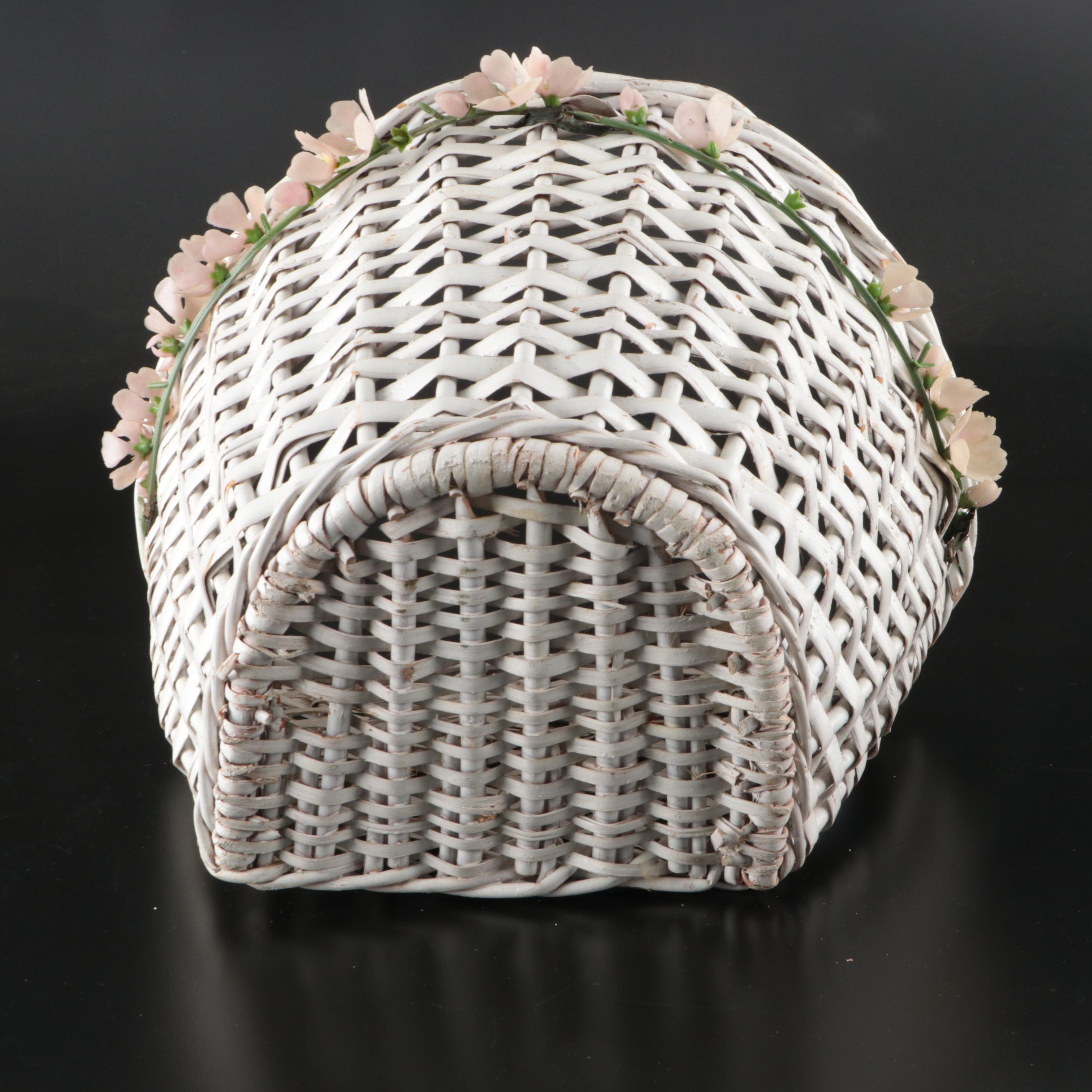 Wicker Bicycle Basket, Wooden Doll Carriage, Darlene Davidson Doll Hat, and More