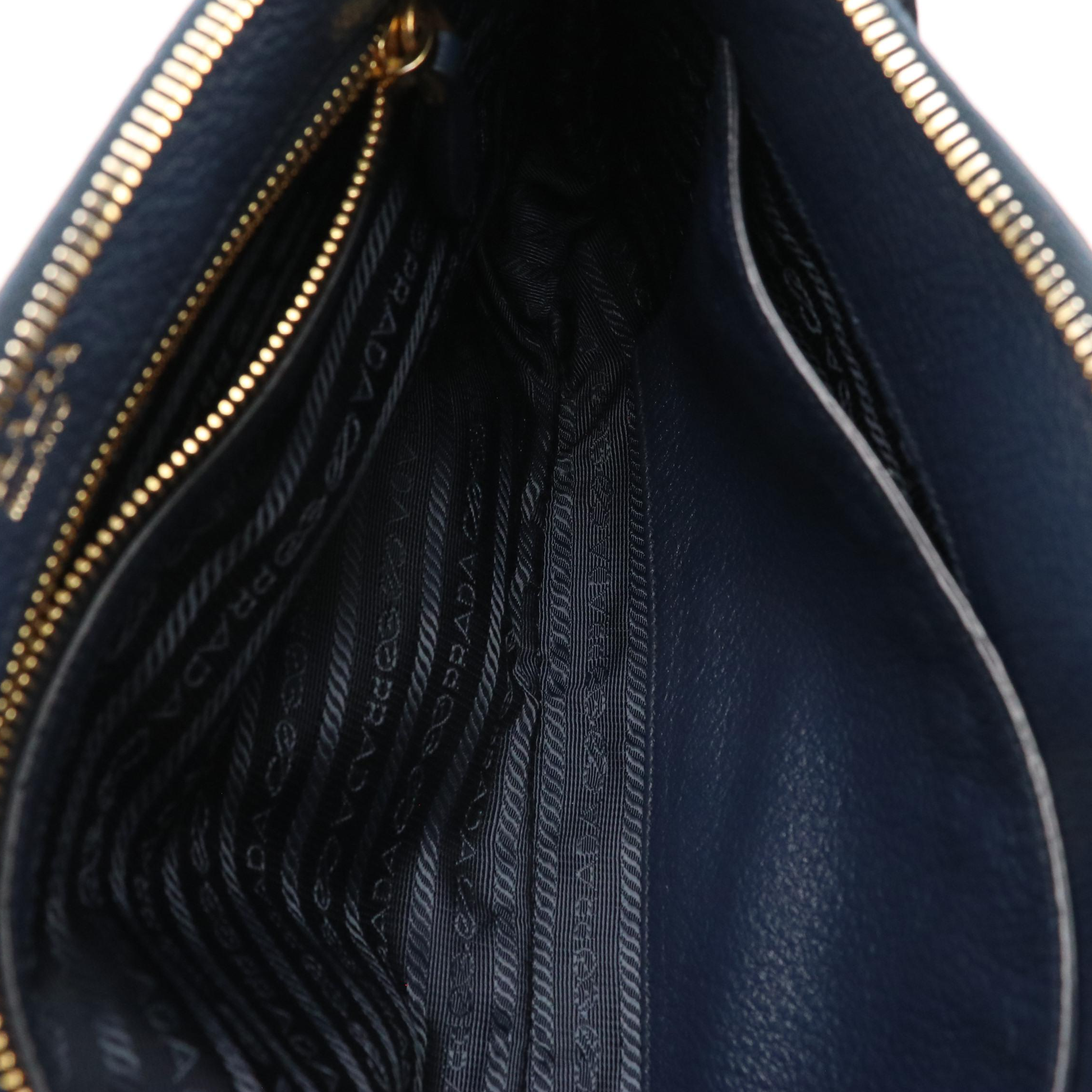 Prada Vitello Daino Leather Crossbody Bag