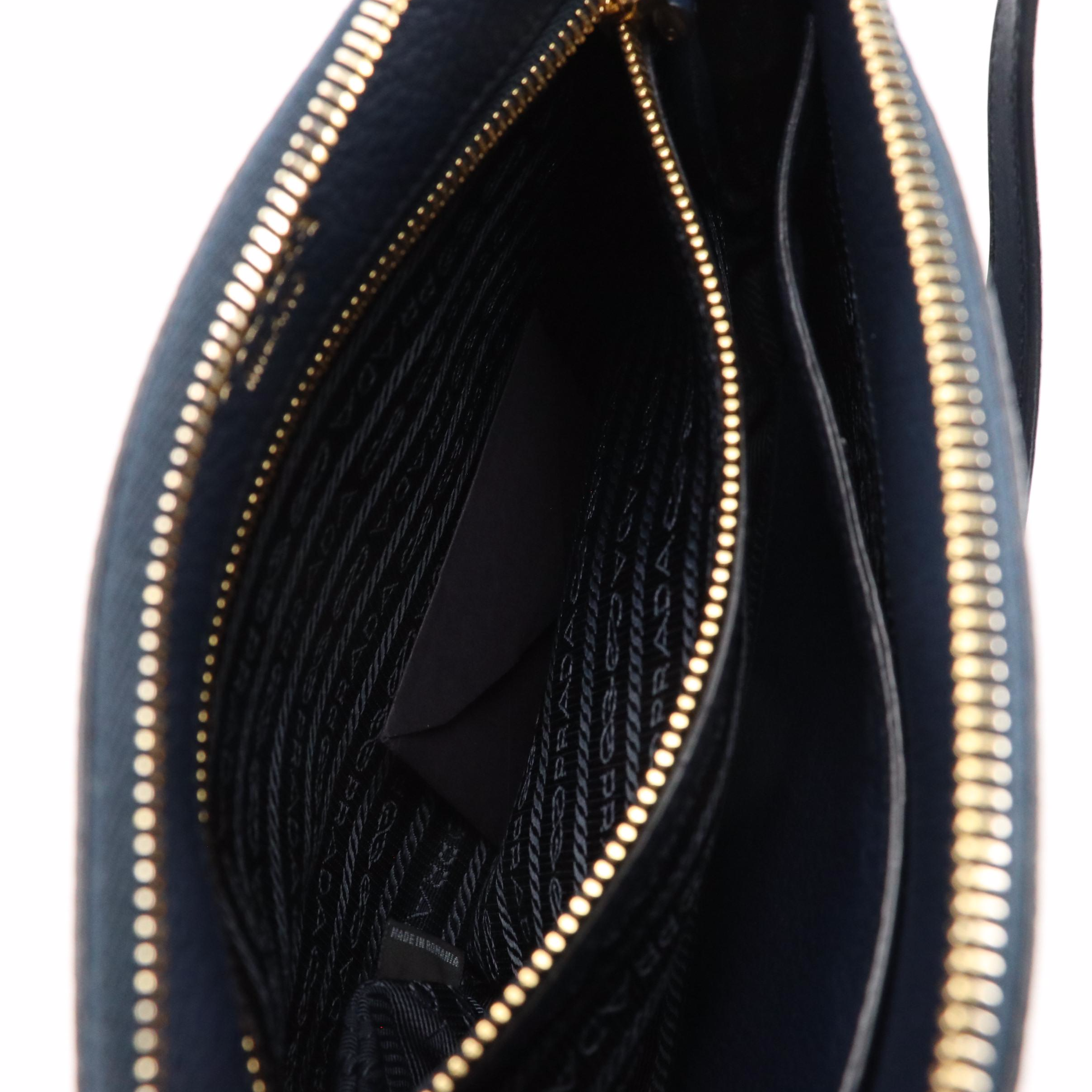 Prada Vitello Daino Leather Crossbody Bag