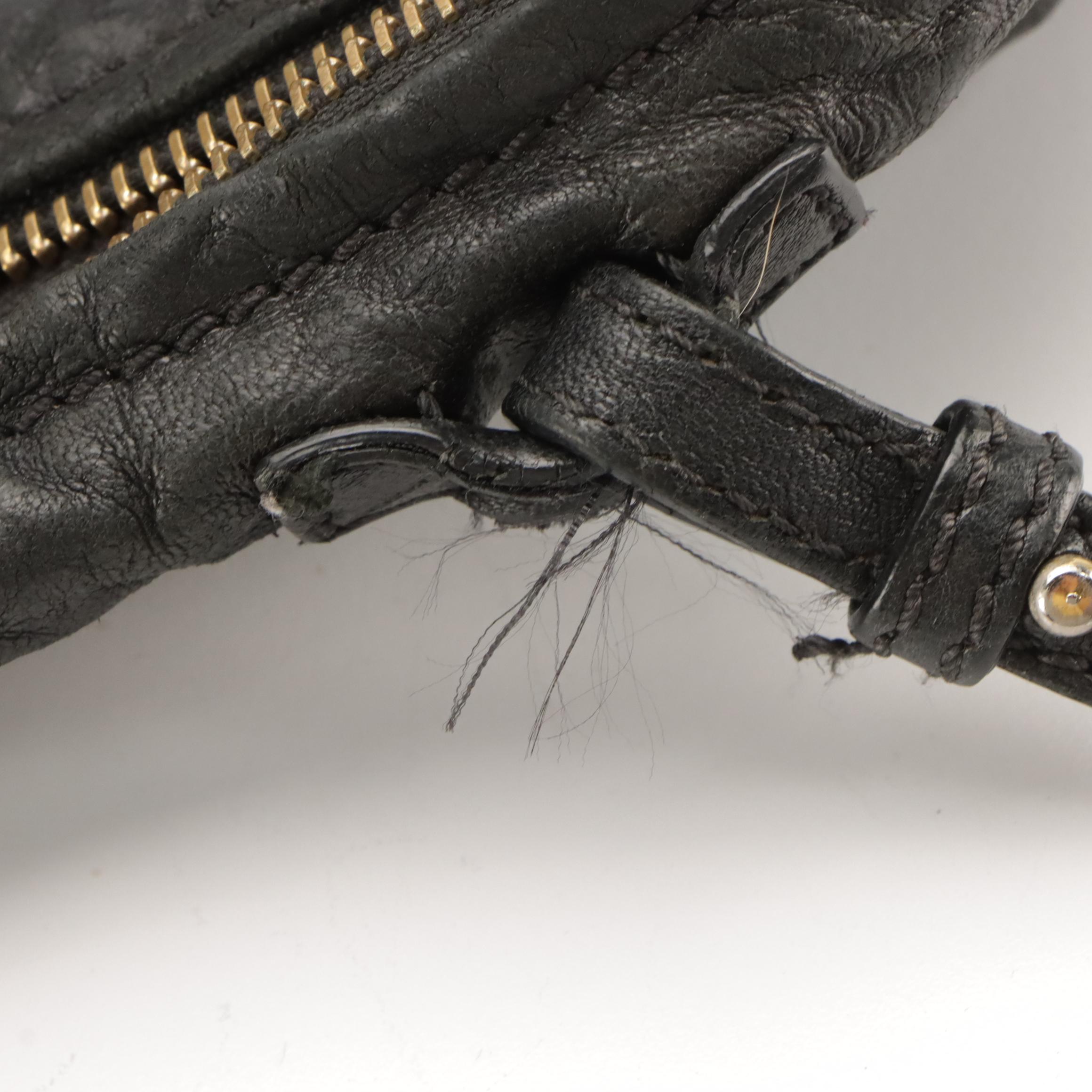 Givenchy Mini Pandora Crossbody Bag in Black Wrinkled Sheepskin Leather