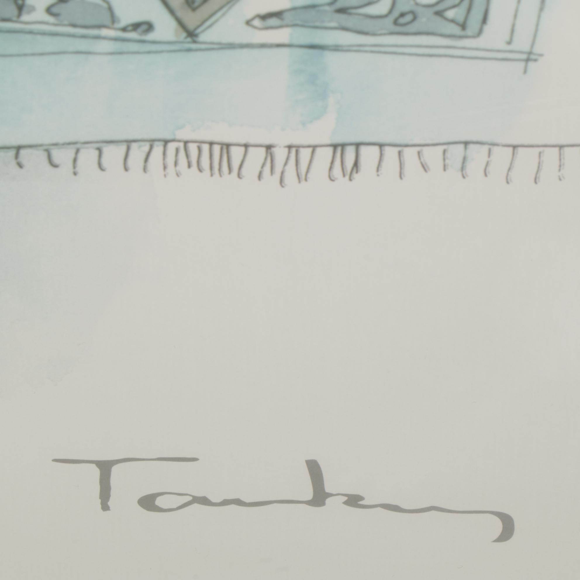 Seriolithograph after Itzchak Tarkay "Blissful Moments"