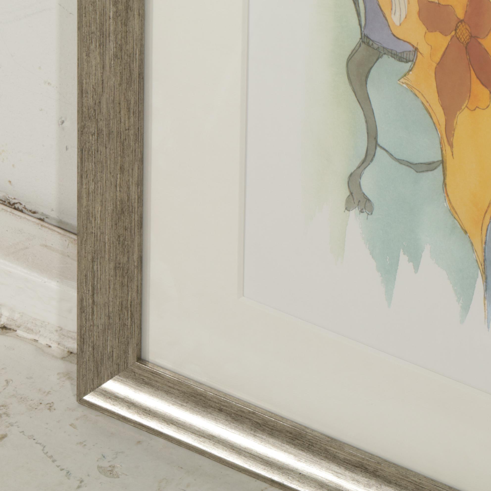 Seriolithograph after Itzchak Tarkay "Blissful Moments"